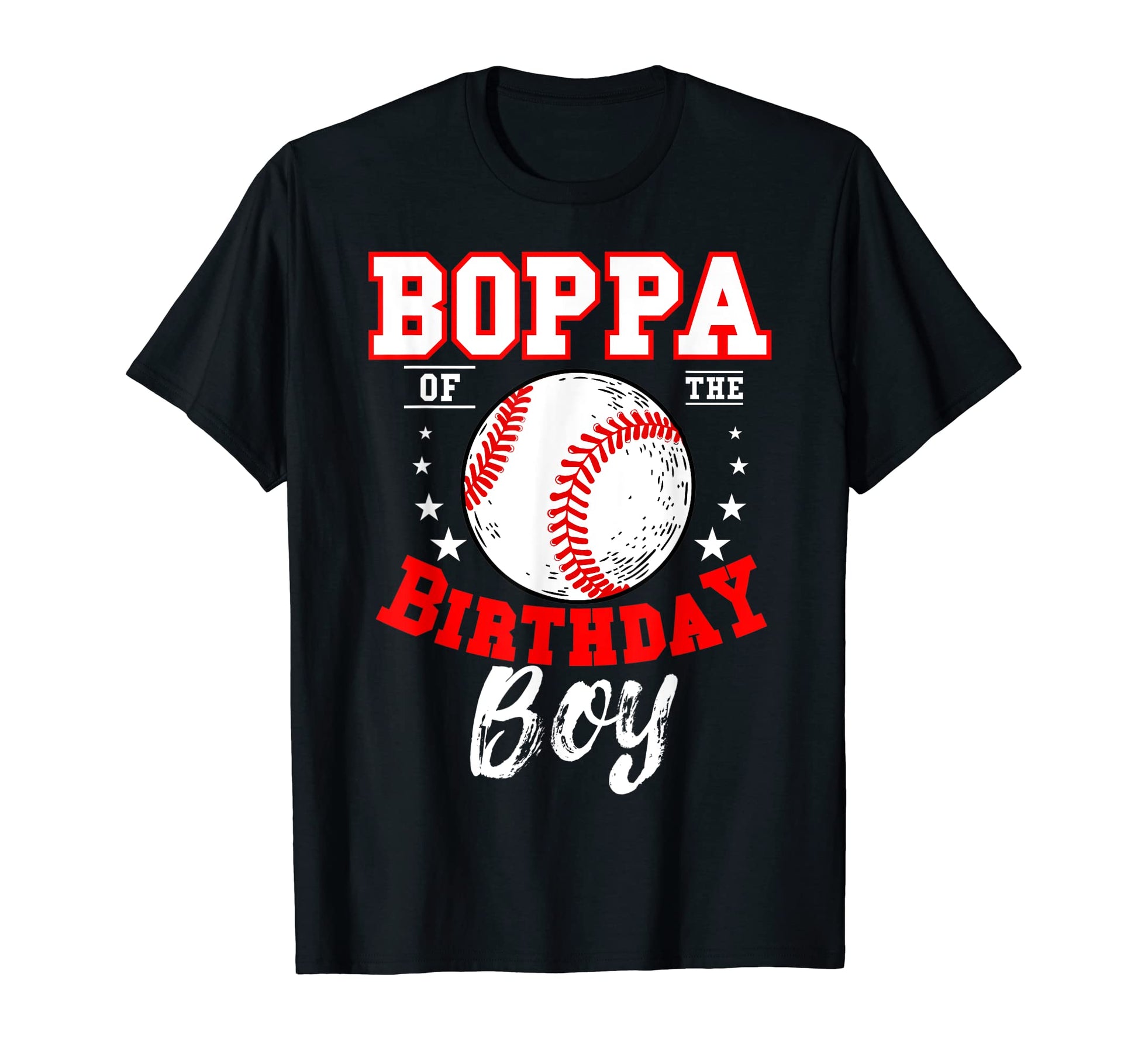 Boppa Birthday Baseball Theme Bday T-Shirt - Aesthetic Graphic for Adults - T-Shirt, Sweatshirt, Hoodie