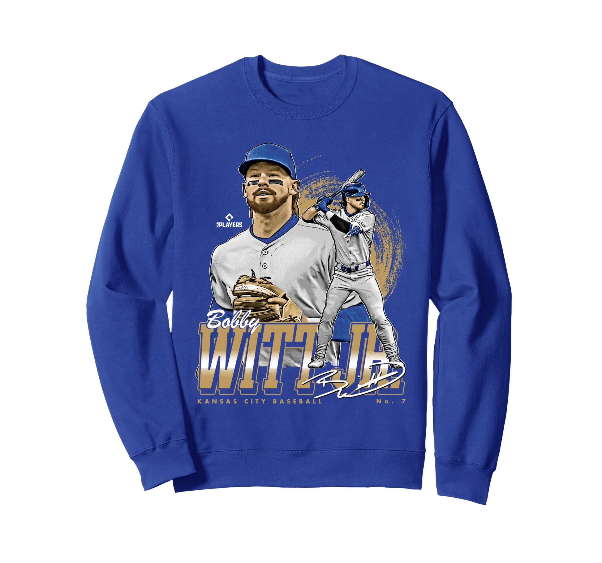 Bobby Witt Jr Kansas City Mlb Sweatshirt - Casual Everyday Wear for Adults - T-Shirt, Sweatshirt, Hoodie