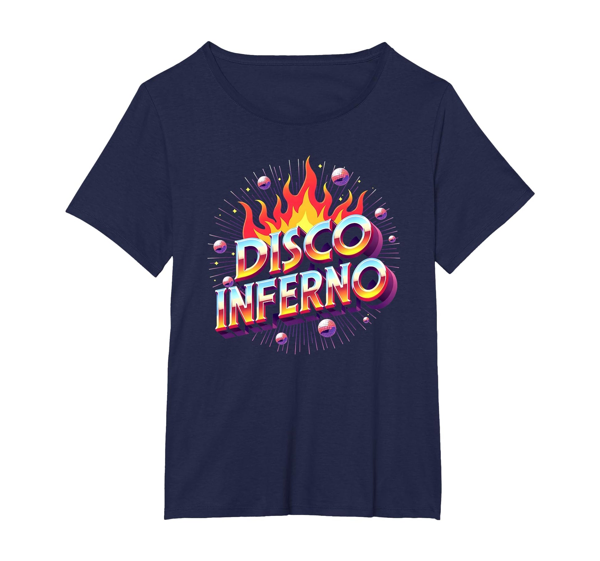 Disco Inferno Dance Party Fever T-Shirt - Fun Novelty Design for Adults - T-Shirt, Sweatshirt, Hoodie