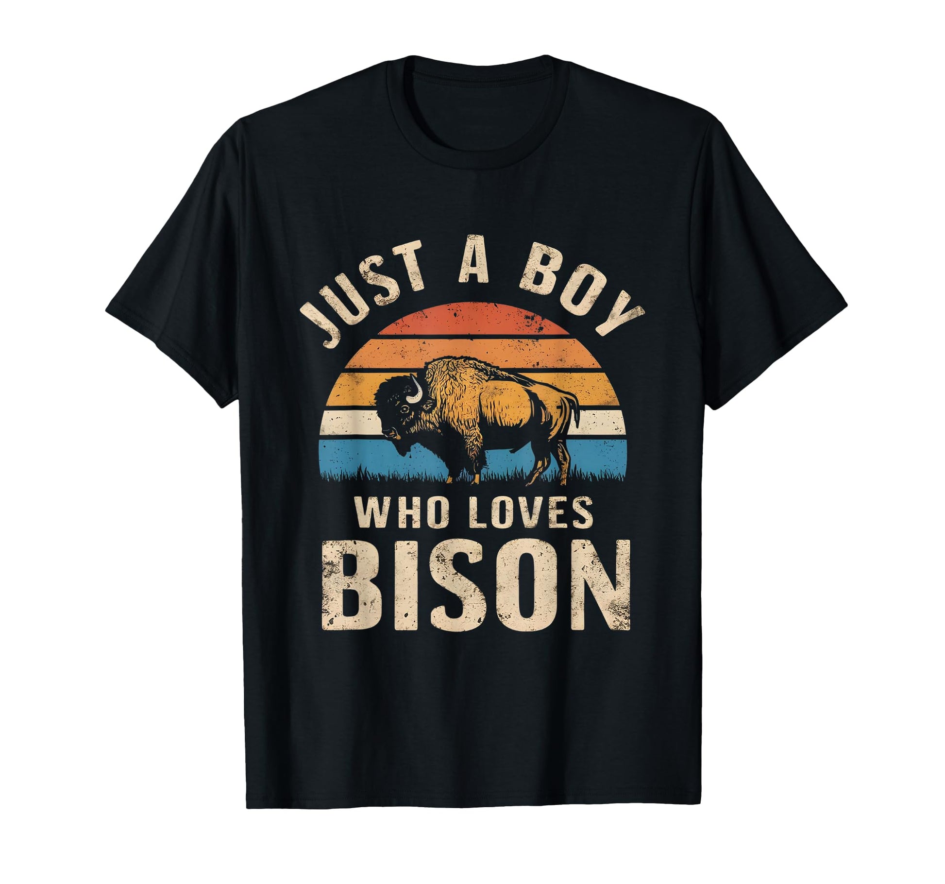 Just Who Loves Bison T-Shirt - Minimalist Print Unisex - T-Shirt, Sweatshirt, Hoodie