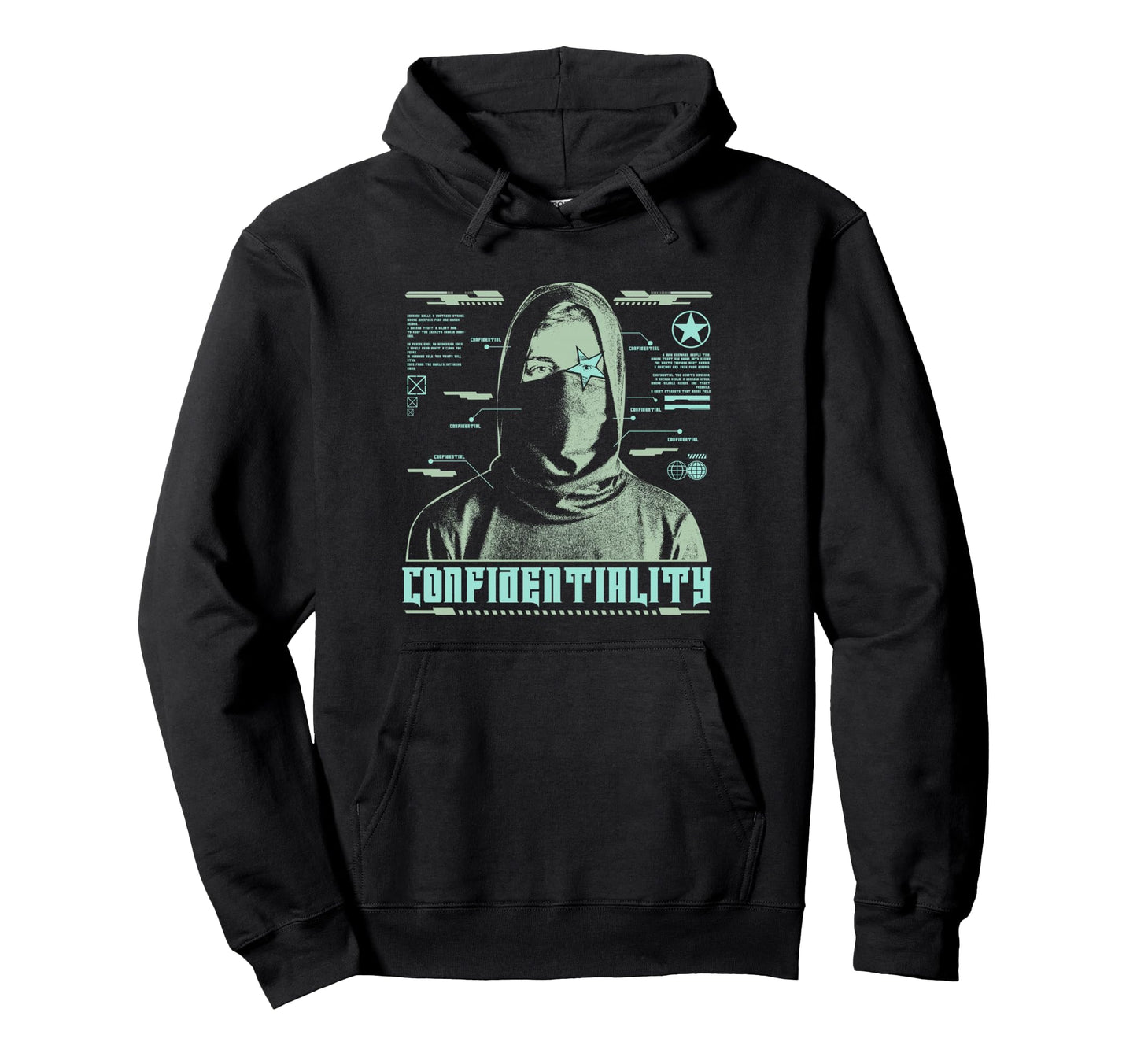 Y2K Confidential Bold Urban Graffiti Hoodie - Unique Graphic for Adults - T-Shirt, Sweatshirt, Hoodie