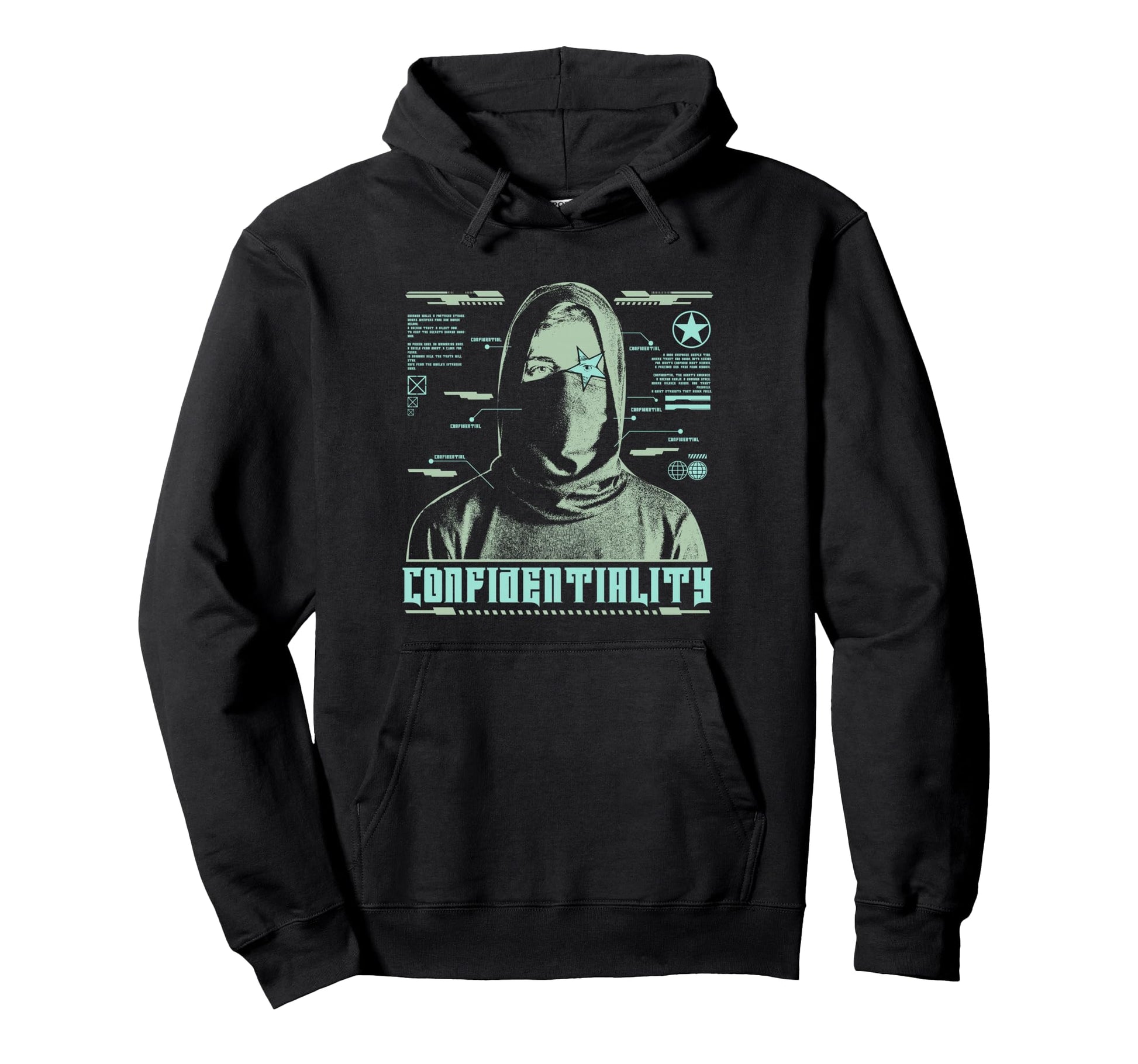 Y2K Confidential Bold Urban Graffiti Hoodie - Unique Graphic for Adults - T-Shirt, Sweatshirt, Hoodie