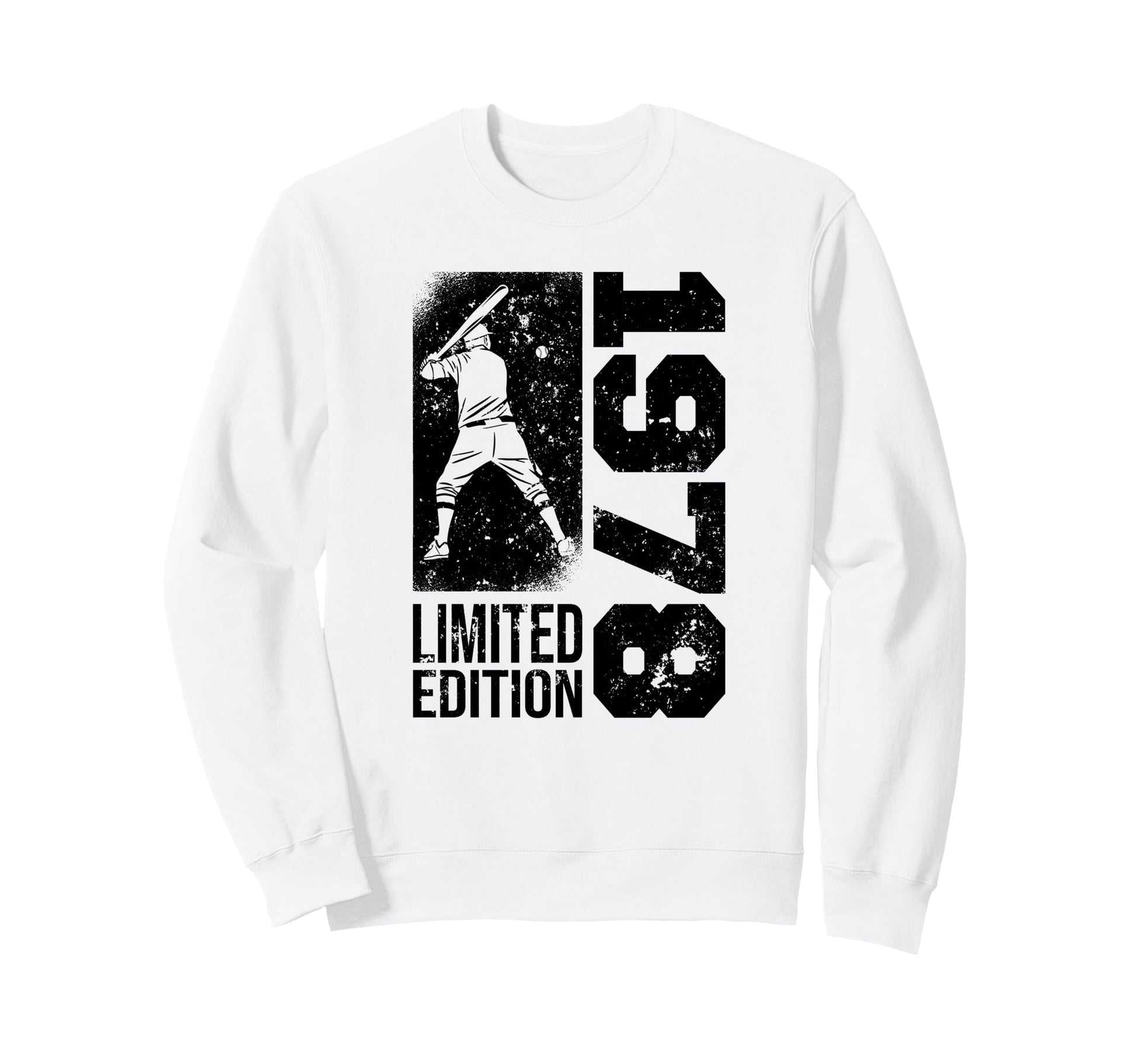 Baseball Player Born 1978 Birthday Sweatshirt - Minimalist Print Unisex - T-Shirt, Sweatshirt, Hoodie