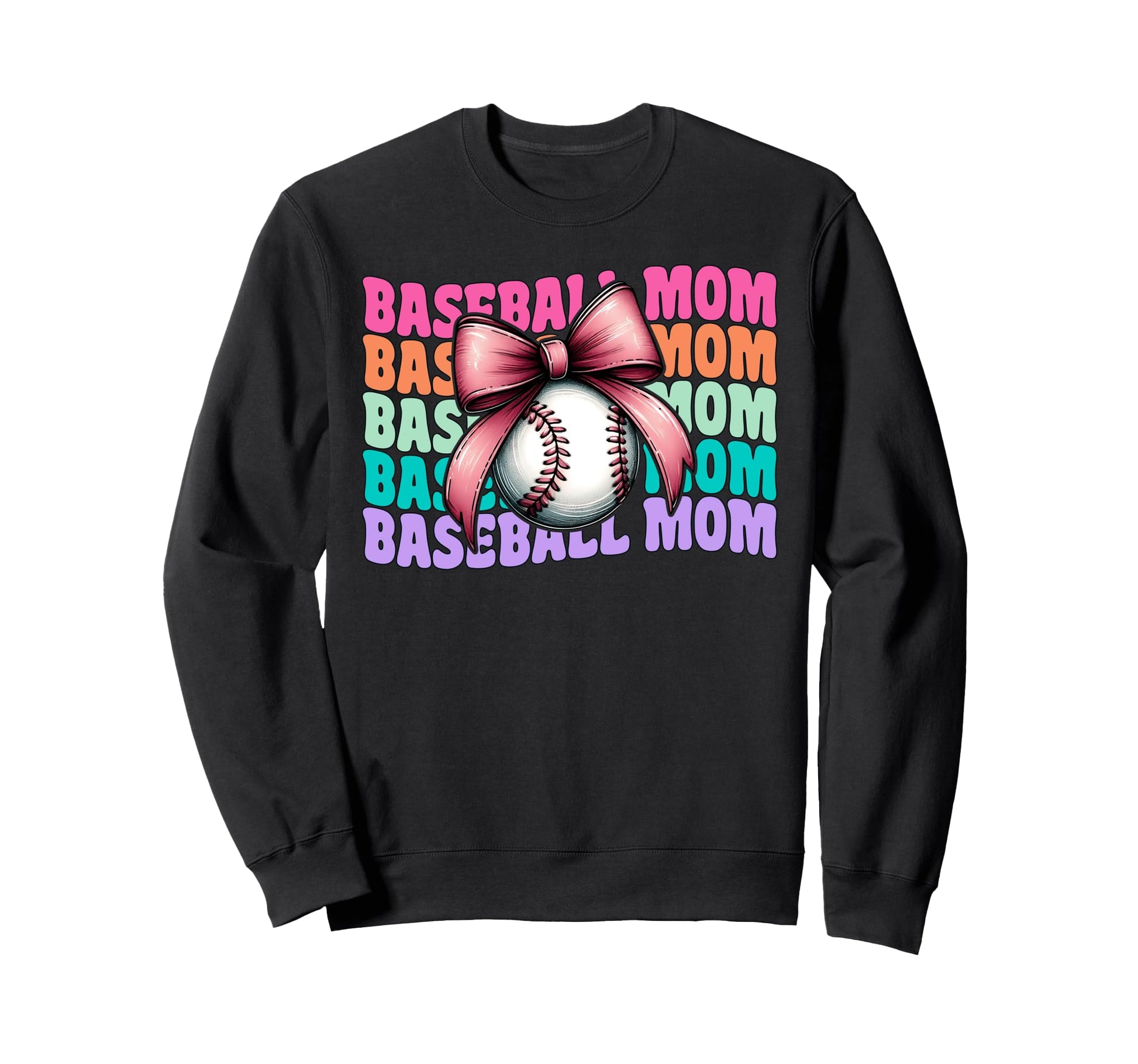 Baseball Mom Baseball Mama Mothers Sweatshirt - Unique Graphic Men Women - T-Shirt, Sweatshirt, Hoodie
