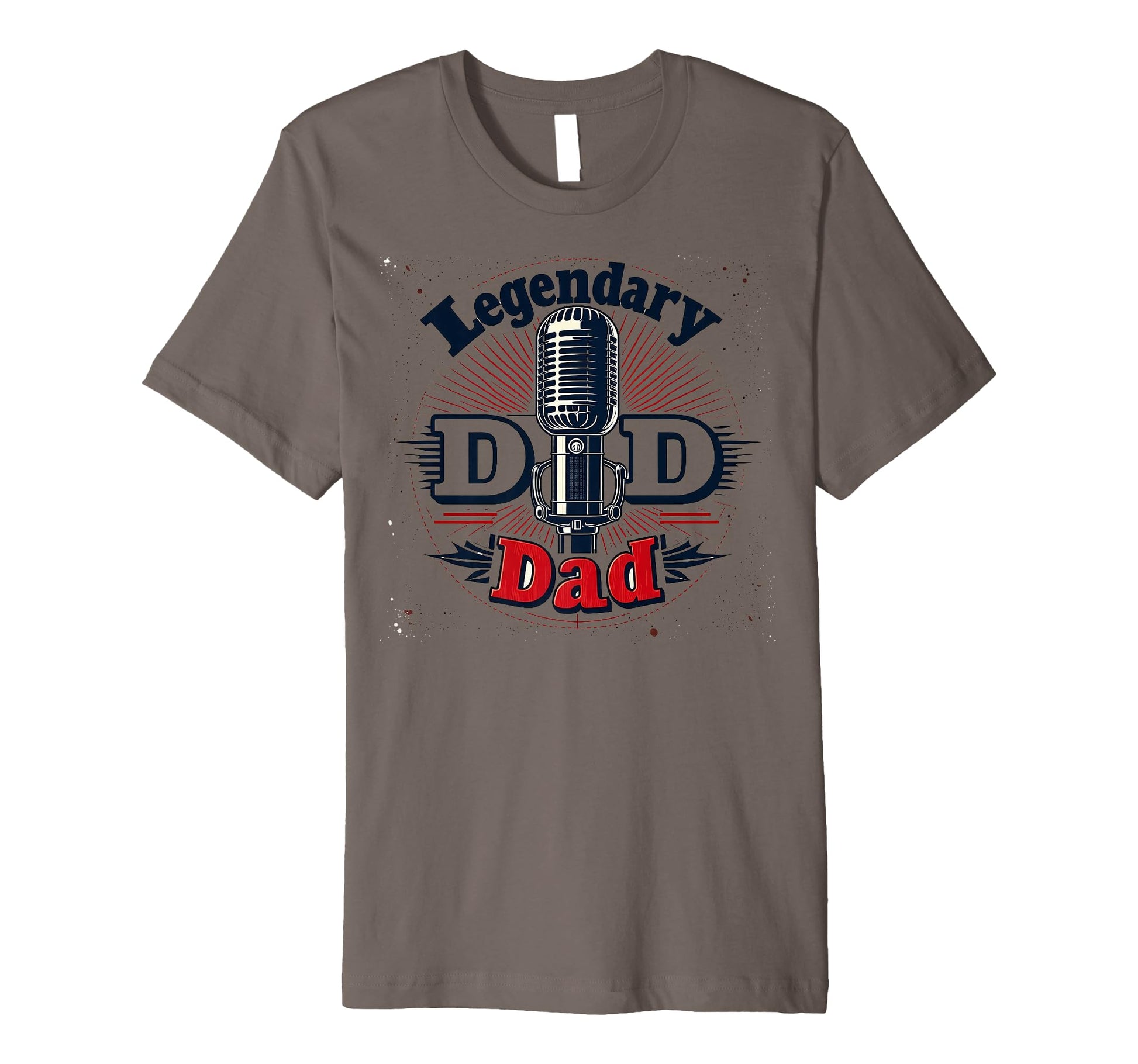 Mens Legendary Dad Old Skool Mic Master T-Shirt - Trendy Graphic Men Women - T-Shirt, Sweatshirt, Hoodie
