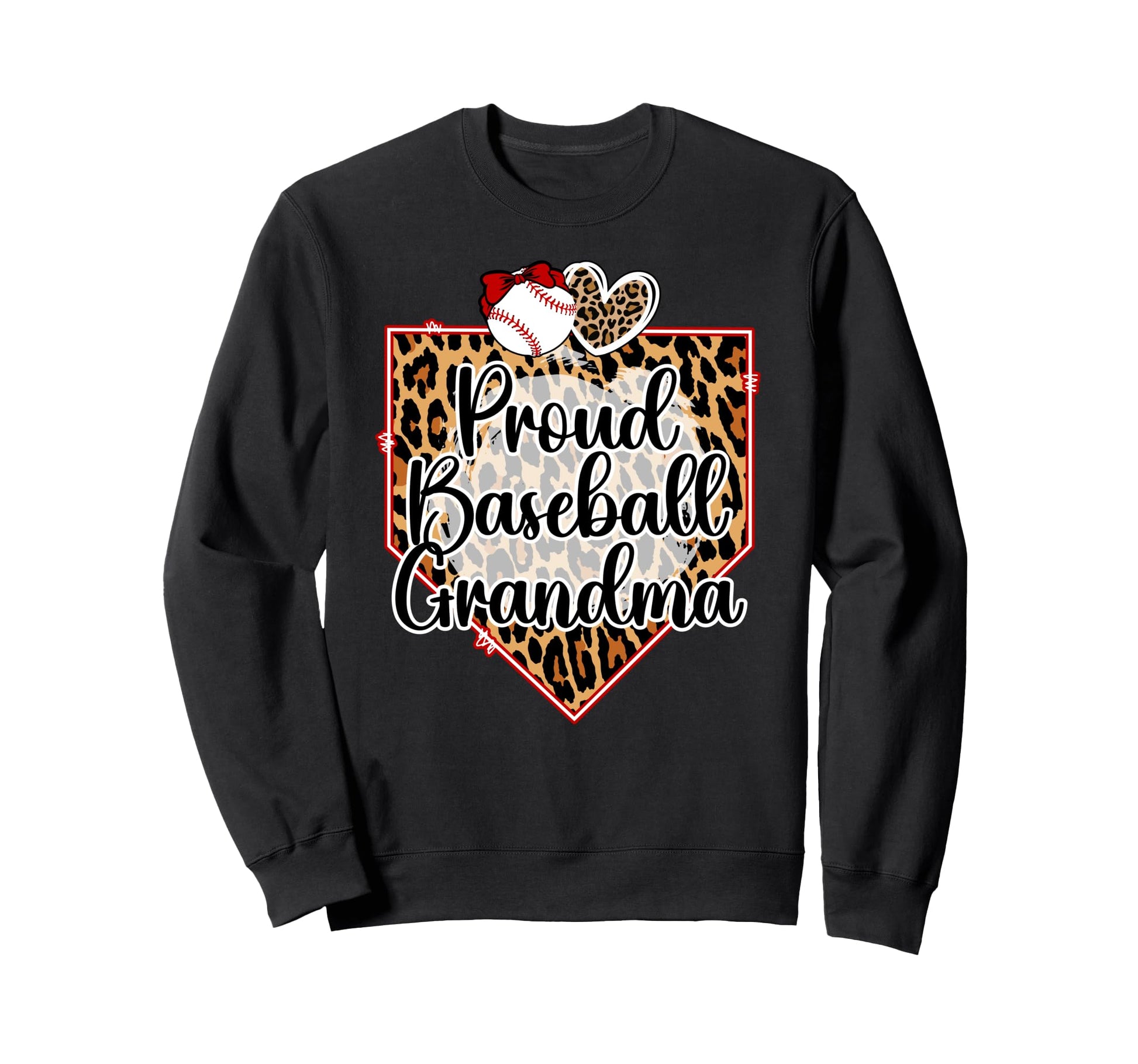 Proud Baseball Grandma Baseball Sweatshirt - Novelty Apparel Men Women - T-Shirt, Sweatshirt, Hoodie