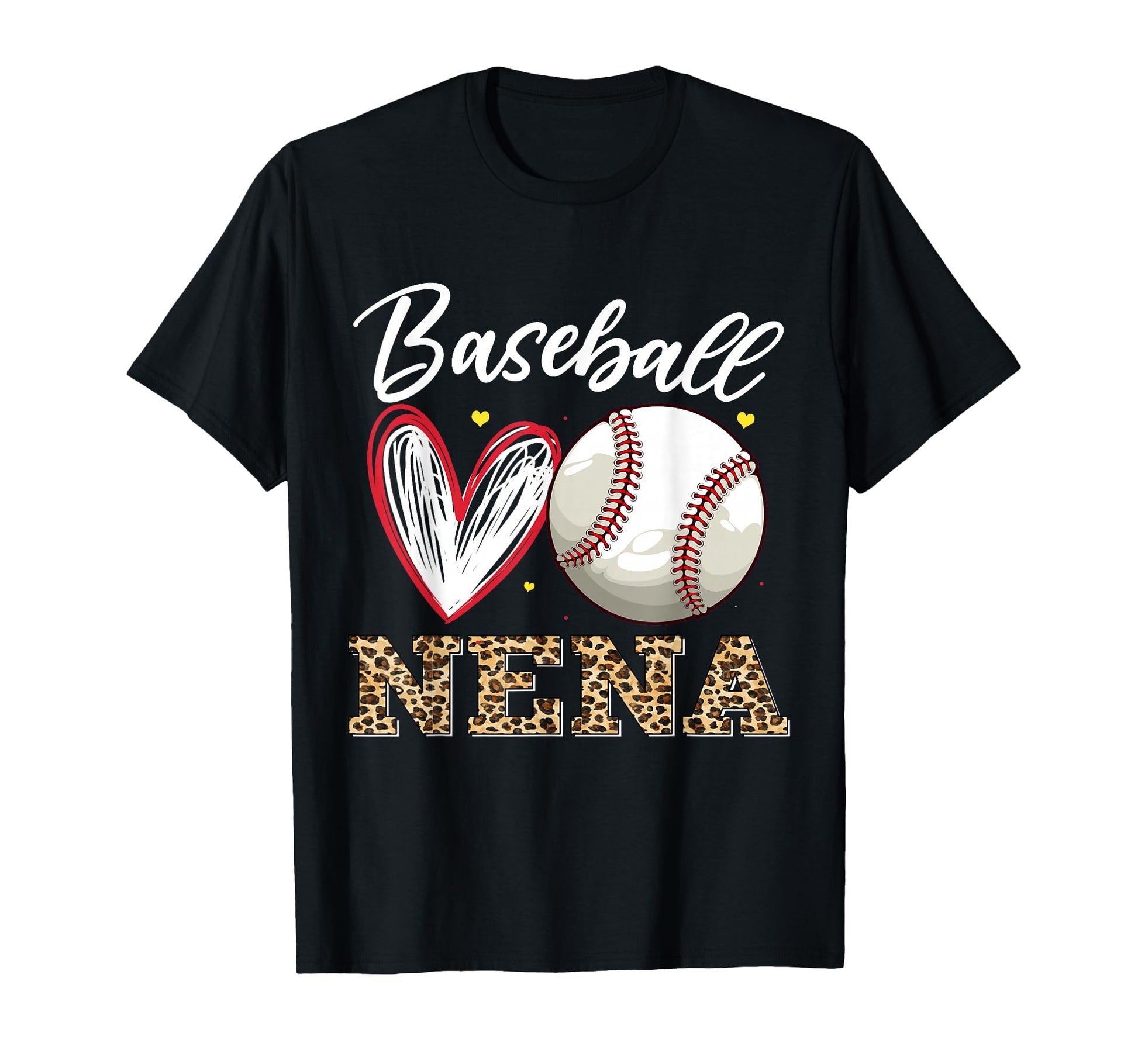 Baseball Nena Leopard Family Matching T-Shirt - Minimalist Print Unisex - T-Shirt, Sweatshirt, Hoodie