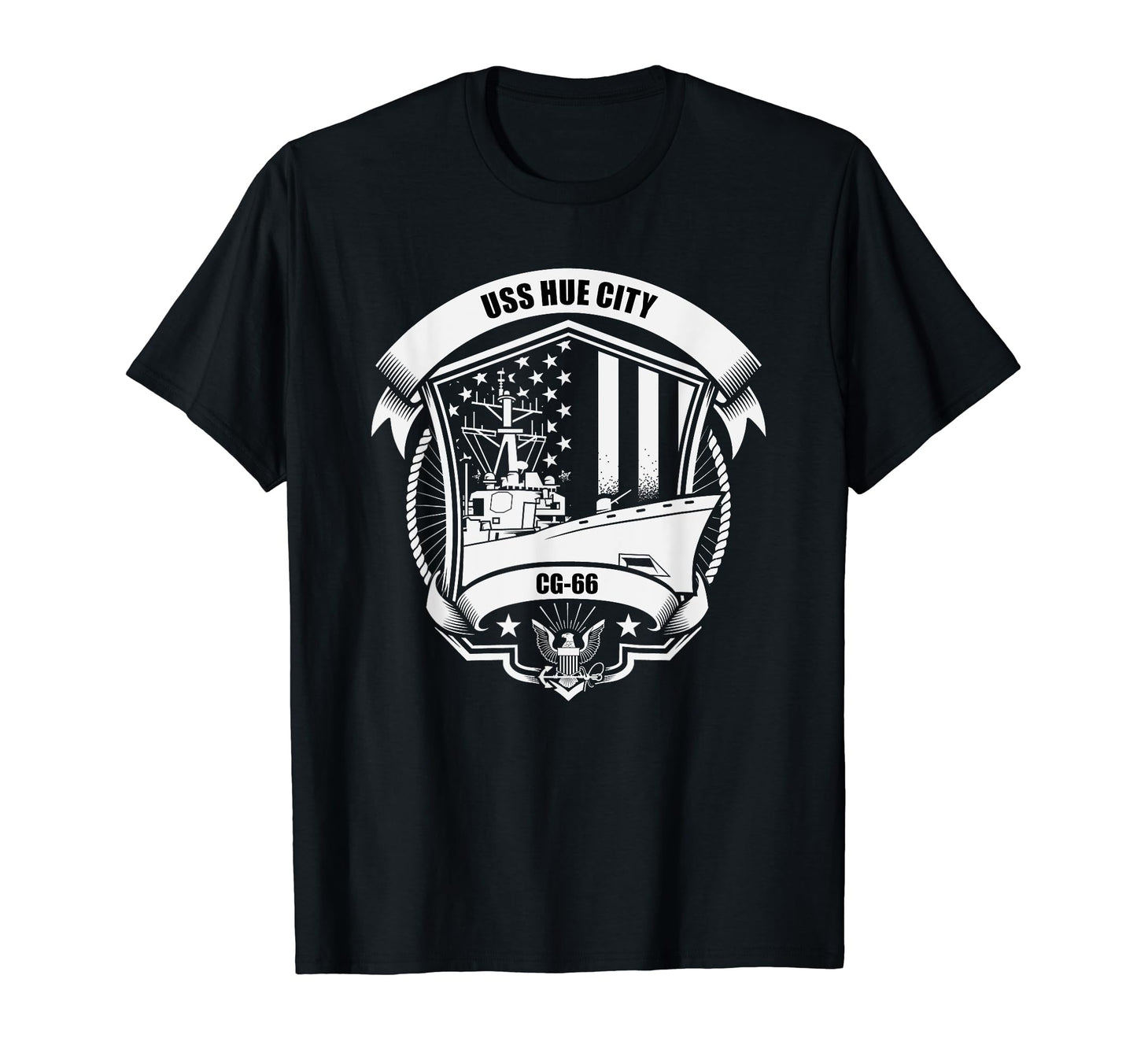 Uss Hue City Cg 66 T-Shirt - Graphic Print Unisex - T-Shirt, Sweatshirt, Hoodie