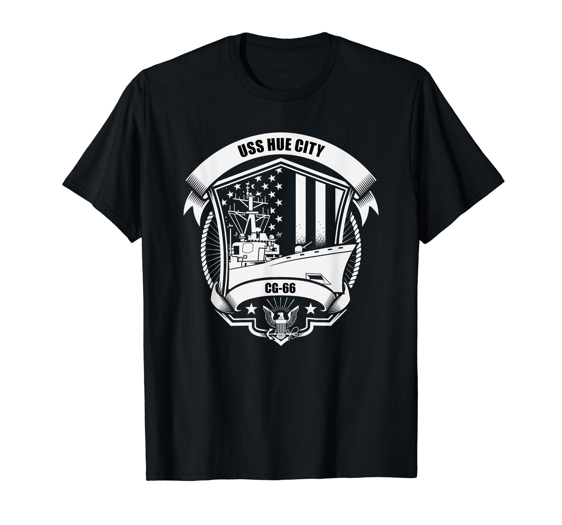 Uss Hue City Cg 66 T-Shirt - Graphic Print Unisex - T-Shirt, Sweatshirt, Hoodie