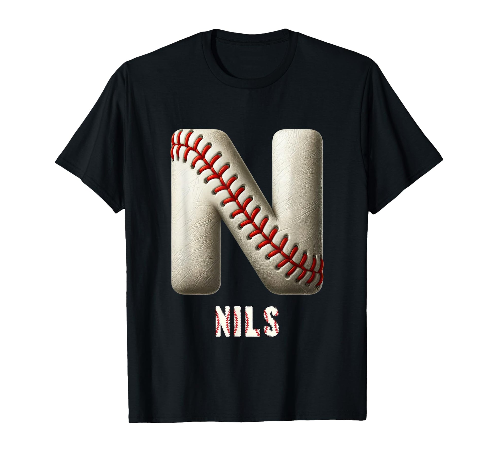 Baseball Home Run Helge Initial Letter T-Shirt - Novelty Apparel Unisex - T-Shirt, Sweatshirt, Hoodie