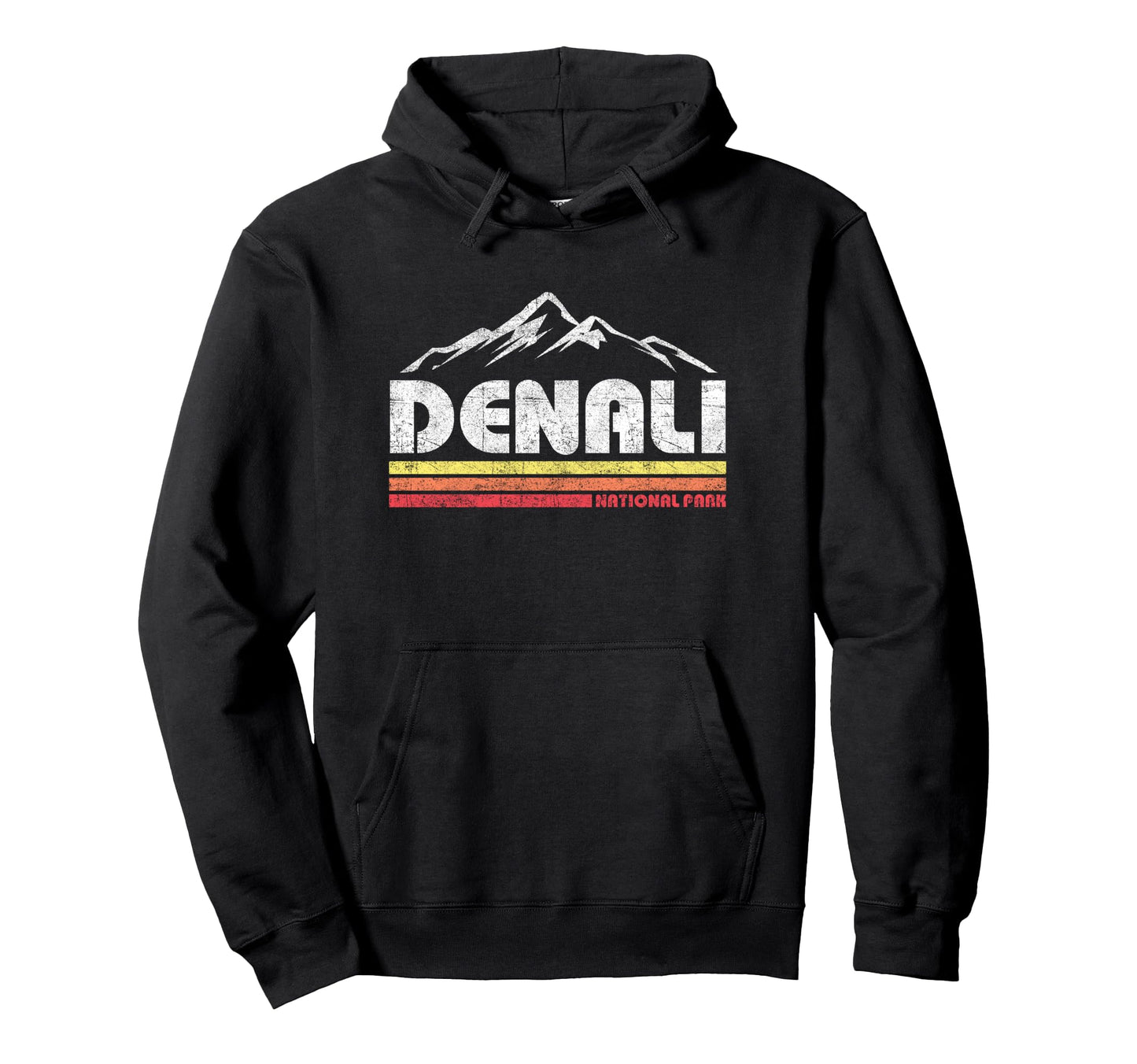 Mt Denali Alaska National Park Mountain Hoodie - Trendy Graphic Unisex - T-Shirt, Sweatshirt, Hoodie