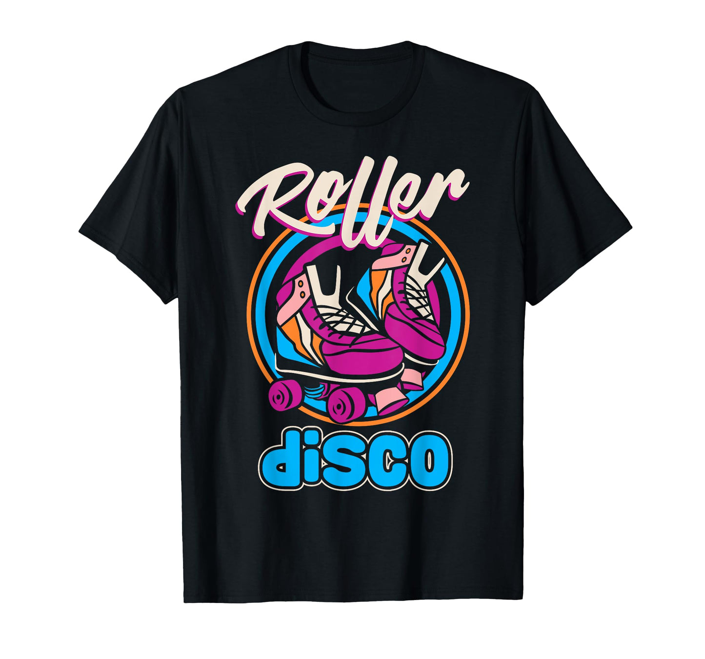Retor 70S 80S Roller Disco Dressup Party T-Shirt - Unique Graphic Unisex - T-Shirt, Sweatshirt, Hoodie