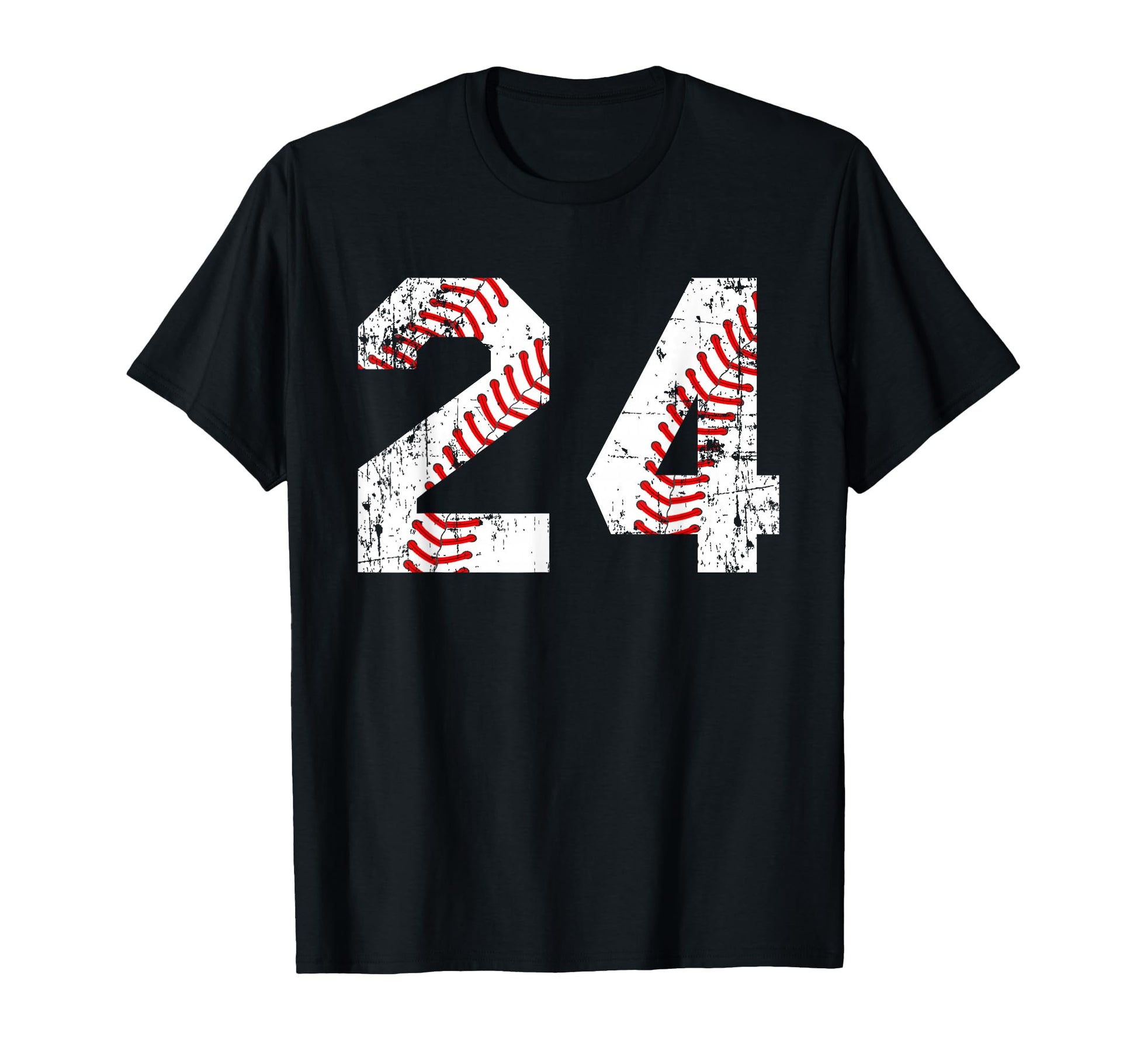 Baseball 24 Jersey Number T-Shirt - Streetwear Style Men Women - T-Shirt, Sweatshirt, Hoodie