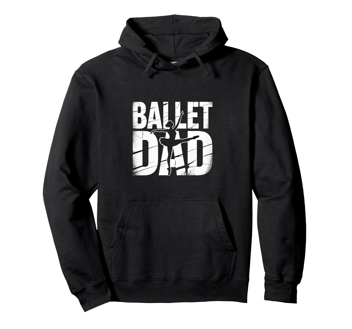 Ballet Dad Silhouette Dance Supporter Hoodie - Trendy Graphic Unisex - T-Shirt, Sweatshirt, Hoodie