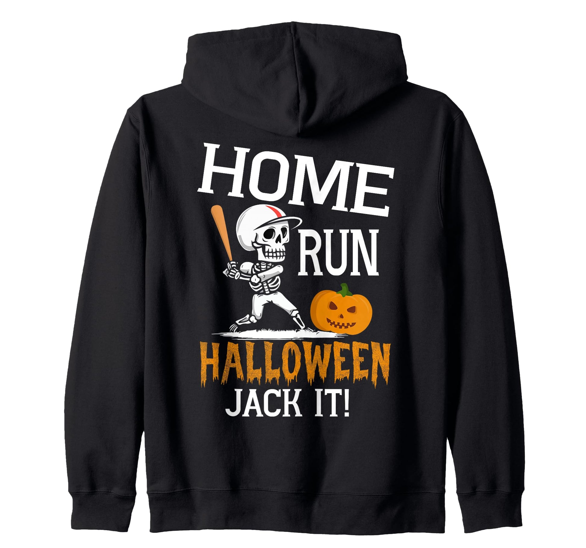 Halloween Skeleton Baseball Pumpkin Jack T-Shirt - Trendy Graphic Unisex - T-Shirt, Sweatshirt, Hoodie