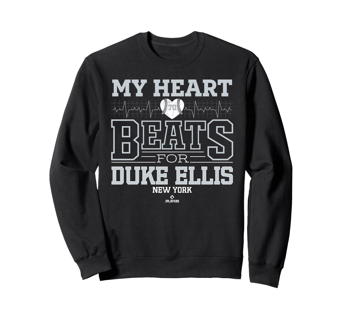 My Heart Beats Duke Ellis New York Sweatshirt - Novelty Apparel Men Women - T-Shirt, Sweatshirt, Hoodie