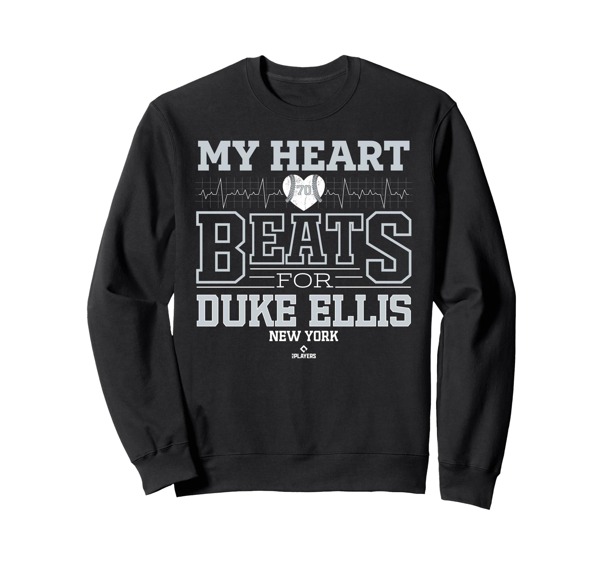 My Heart Beats Duke Ellis New York Sweatshirt - Novelty Apparel Men Women - T-Shirt, Sweatshirt, Hoodie