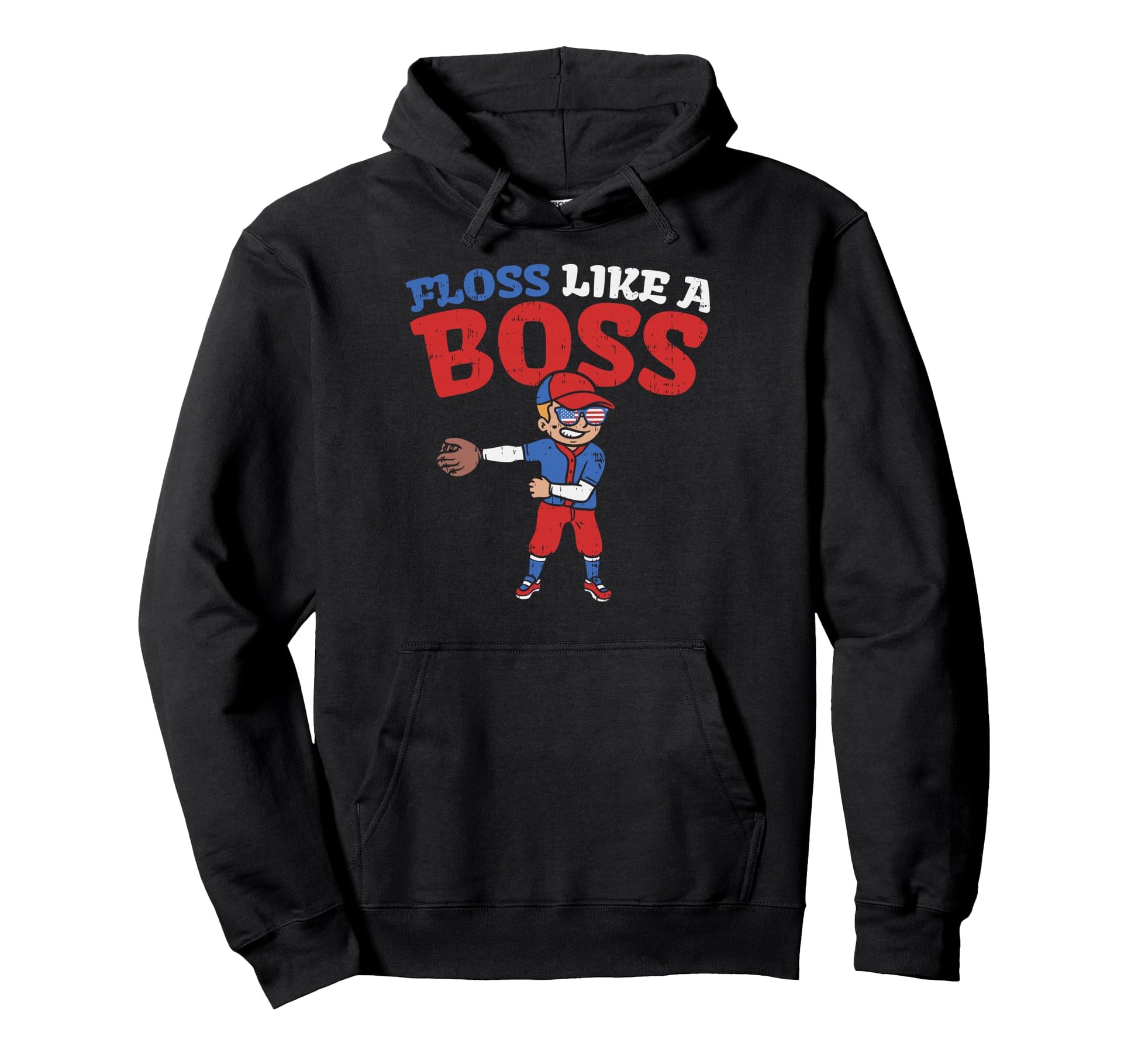 Floss Like Boss Dance Flossing Hoodie - Aesthetic Graphic Men Women - T-Shirt, Sweatshirt, Hoodie
