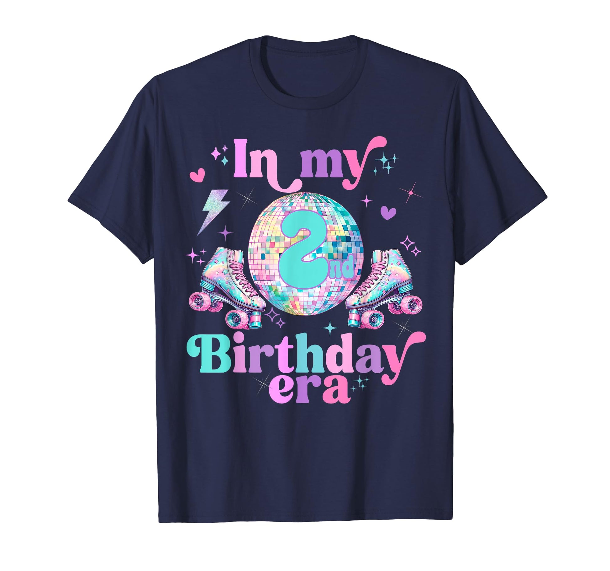Roller Skates Birthday Disco Ball T-Shirt - Streetwear Style for Adults - T-Shirt, Sweatshirt, Hoodie
