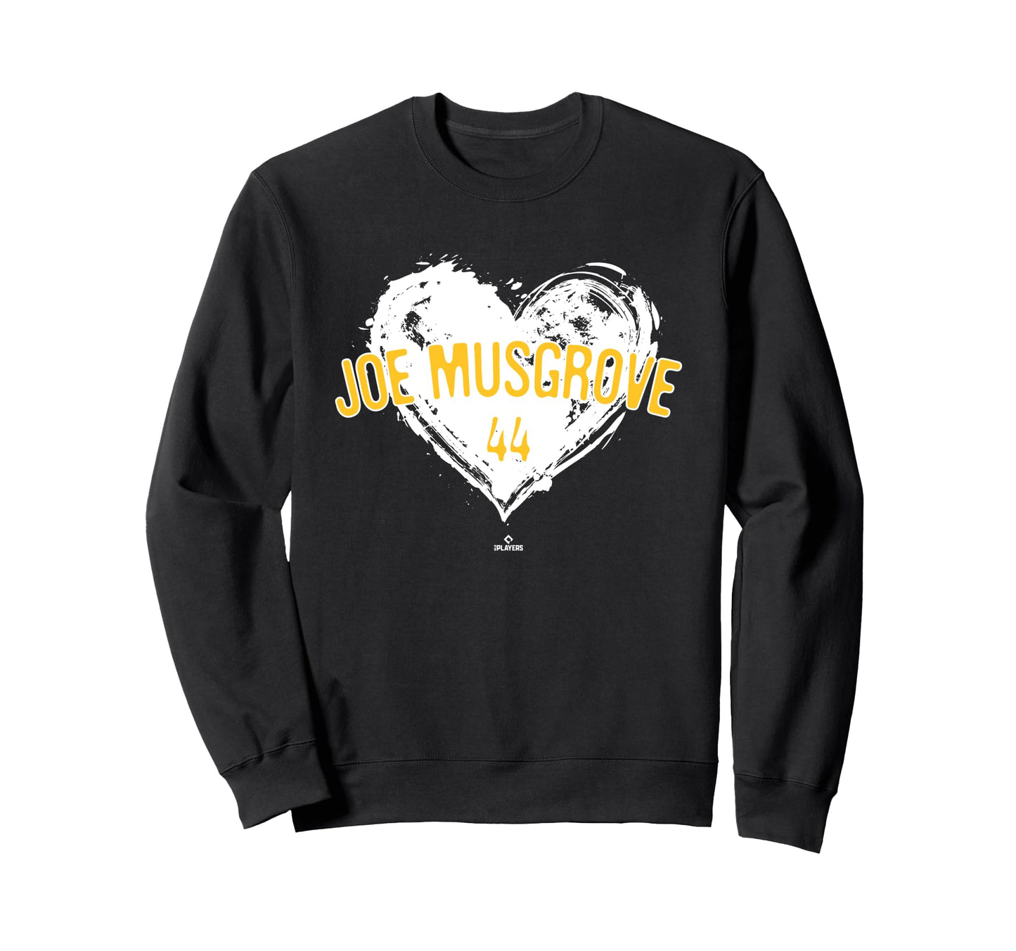 Distressed Heart Joe Musgrove San Sweatshirt - Casual Everyday Wear Unisex - T-Shirt, Sweatshirt, Hoodie