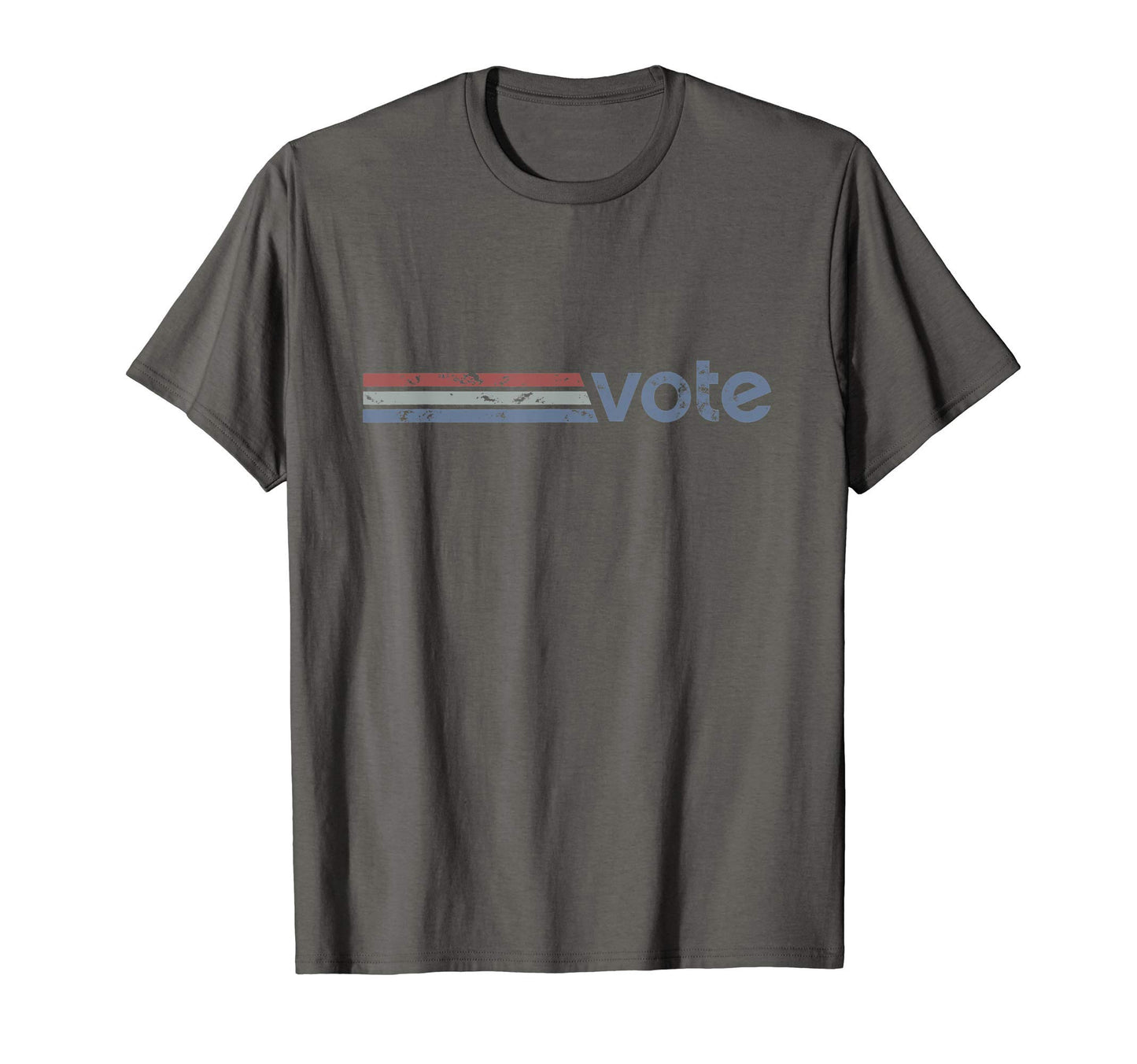 Vote Faded Stripes Vote T-Shirt - Graphic Print for Adults - T-Shirt, Sweatshirt, Hoodie