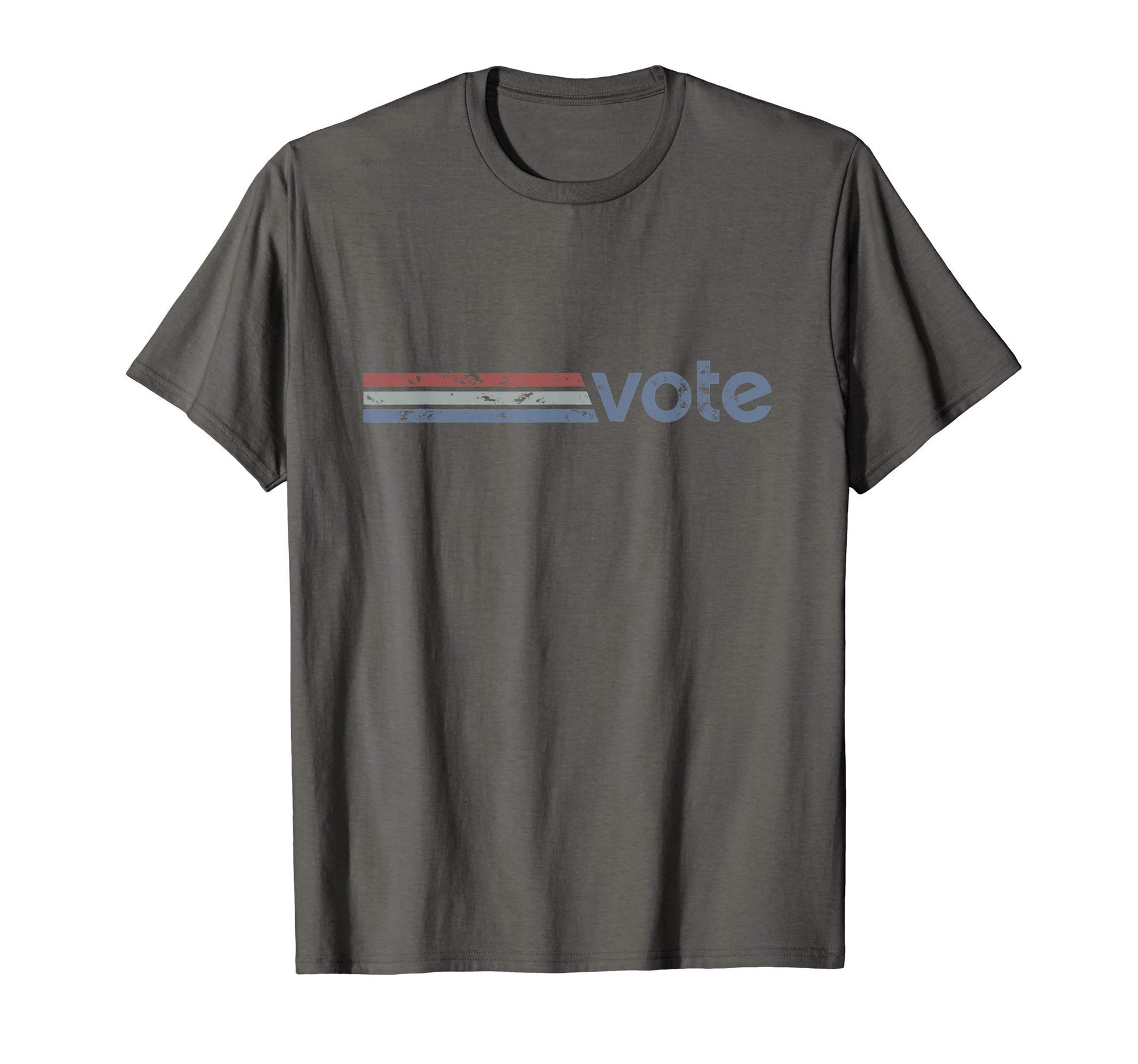 Vote Faded Stripes Vote T-Shirt - Graphic Print for Adults - T-Shirt, Sweatshirt, Hoodie