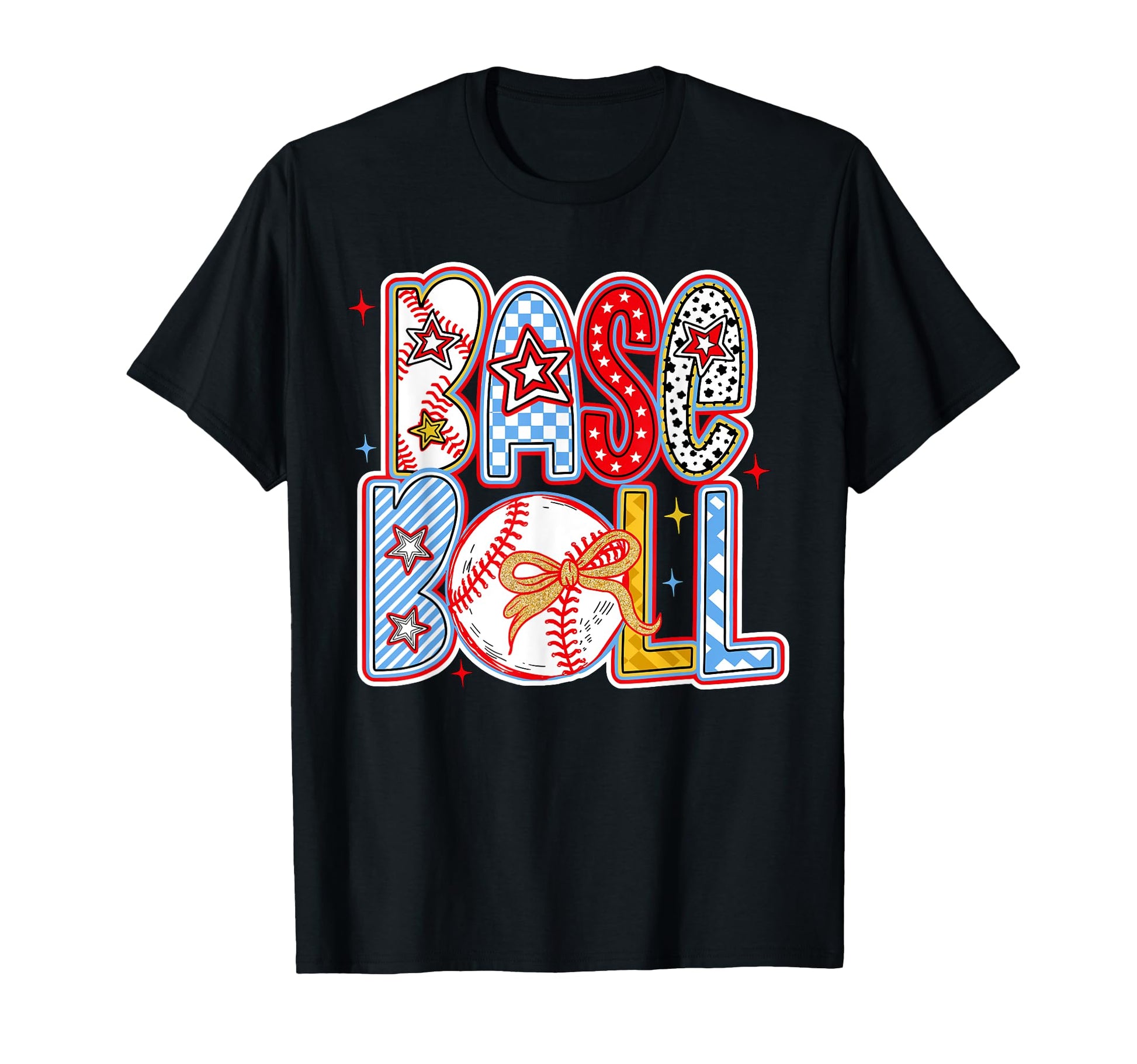Baseball Coquette Bow Baseball Mom T-Shirt - Streetwear Style Men Women - T-Shirt, Sweatshirt, Hoodie