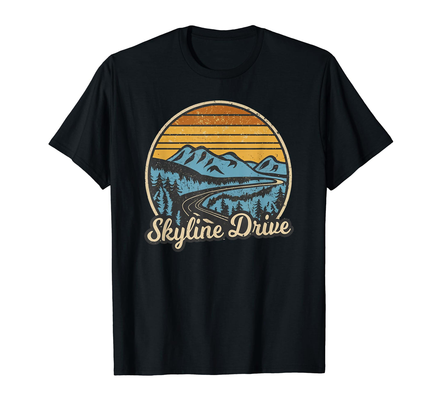 Skyline Drive Shenandoah National T-Shirt - Fun Novelty Design Men Women - T-Shirt, Sweatshirt, Hoodie
