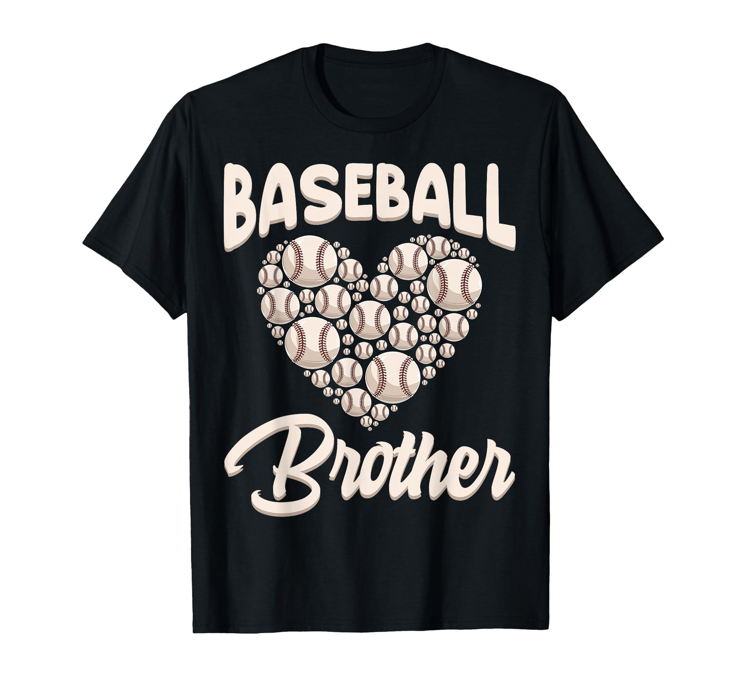 Baseball Brother Funny Birthday Baseball T-Shirt - Graphic Print Unisex - T-Shirt, Sweatshirt, Hoodie