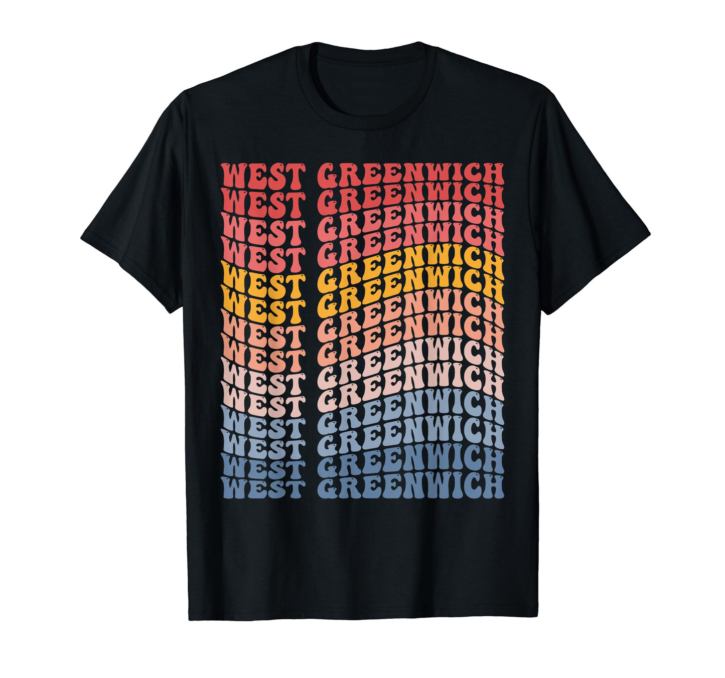 West Greenwich City Groovy T-Shirt - Casual Everyday Wear for Adults - T-Shirt, Sweatshirt, Hoodie