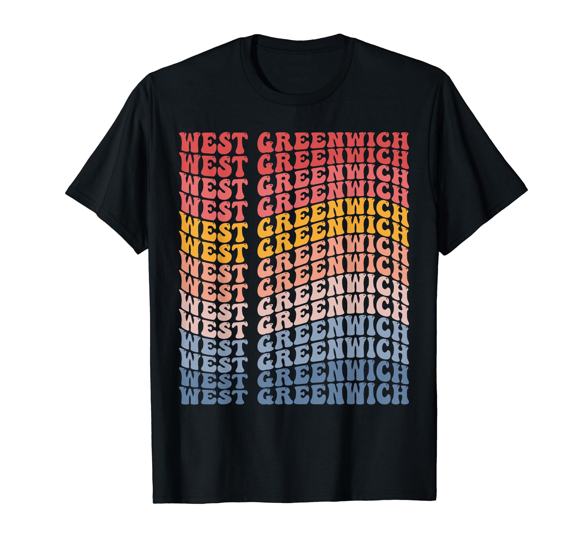 West Greenwich City Groovy T-Shirt - Casual Everyday Wear for Adults - T-Shirt, Sweatshirt, Hoodie