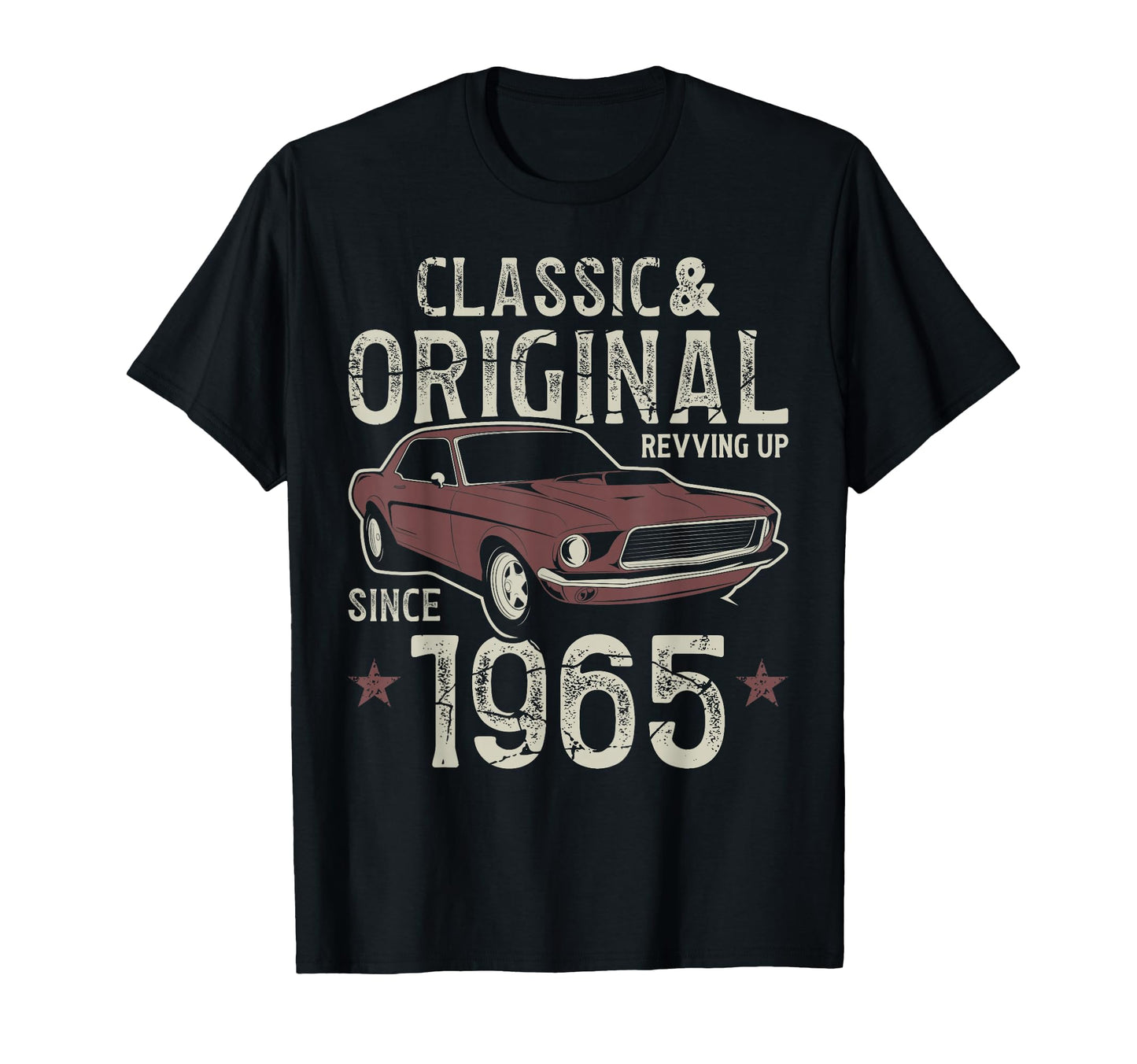 Born 1965 Car 61St Birthday T-Shirt - Trendy Graphic Men Women - T-Shirt, Sweatshirt, Hoodie