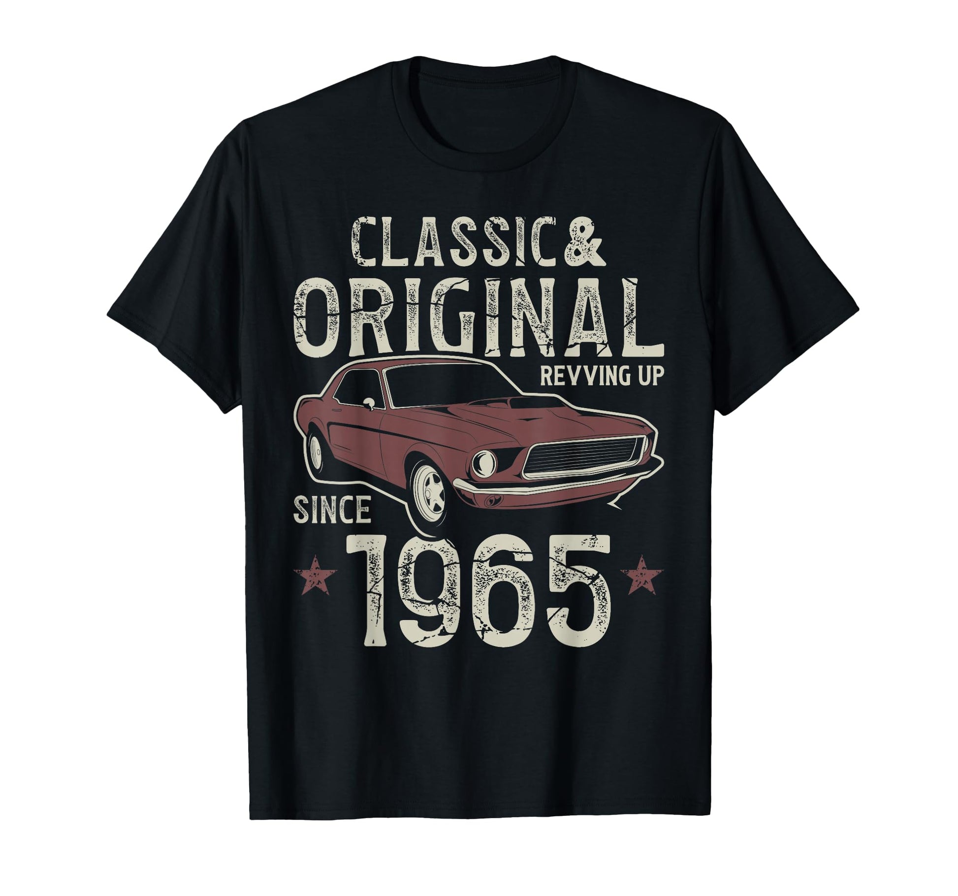 Born 1965 Car 61St Birthday T-Shirt - Trendy Graphic Men Women - T-Shirt, Sweatshirt, Hoodie
