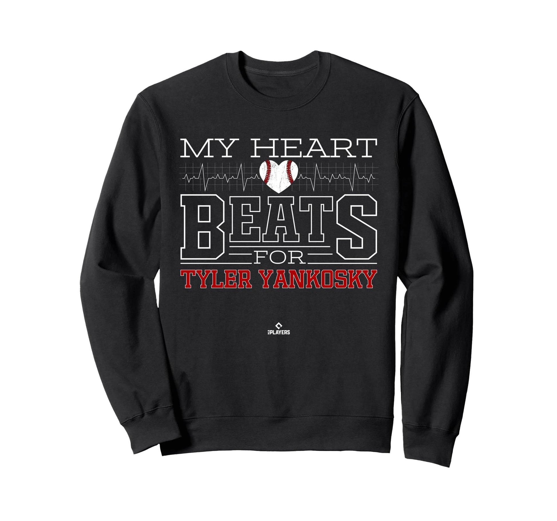 My Heart Beats Tyler Yankosky Sweatshirt - Minimalist Print for Adults - T-Shirt, Sweatshirt, Hoodie