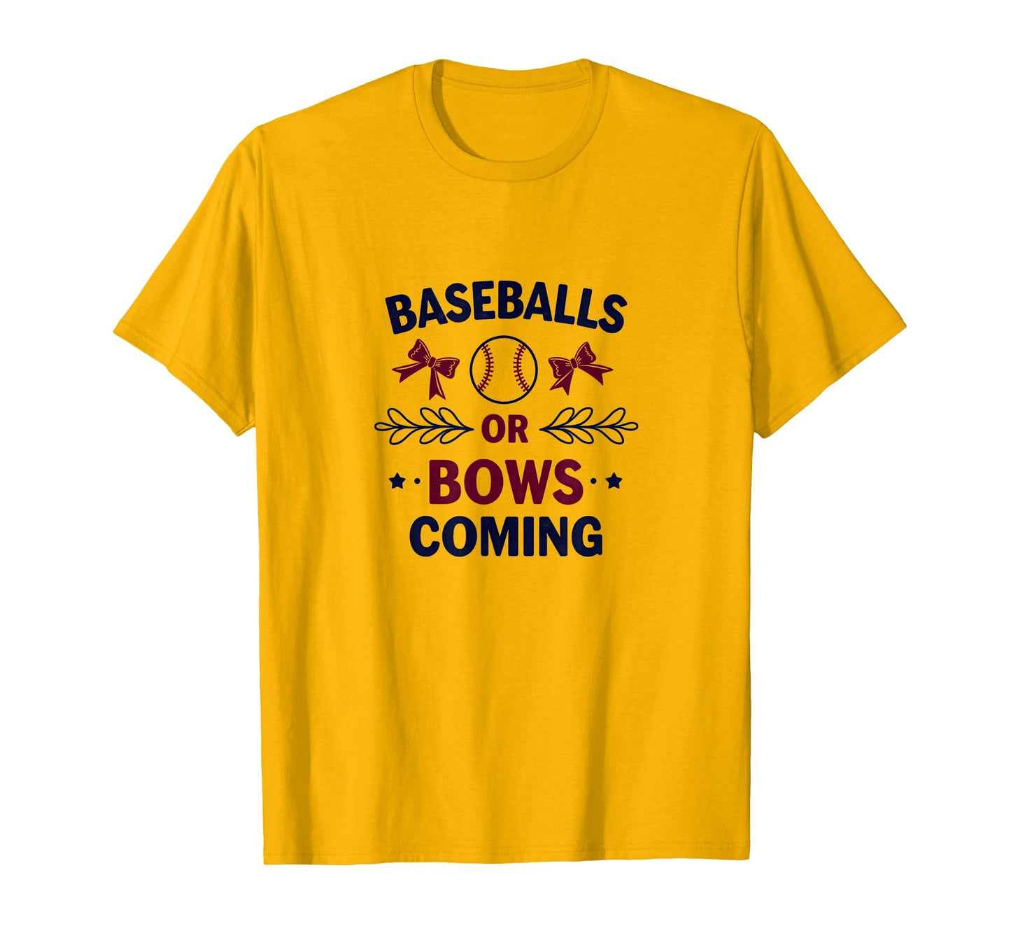 Baseballs Or Bows Gender Reveal T-Shirt - Streetwear Style Men Women - T-Shirt, Sweatshirt, Hoodie