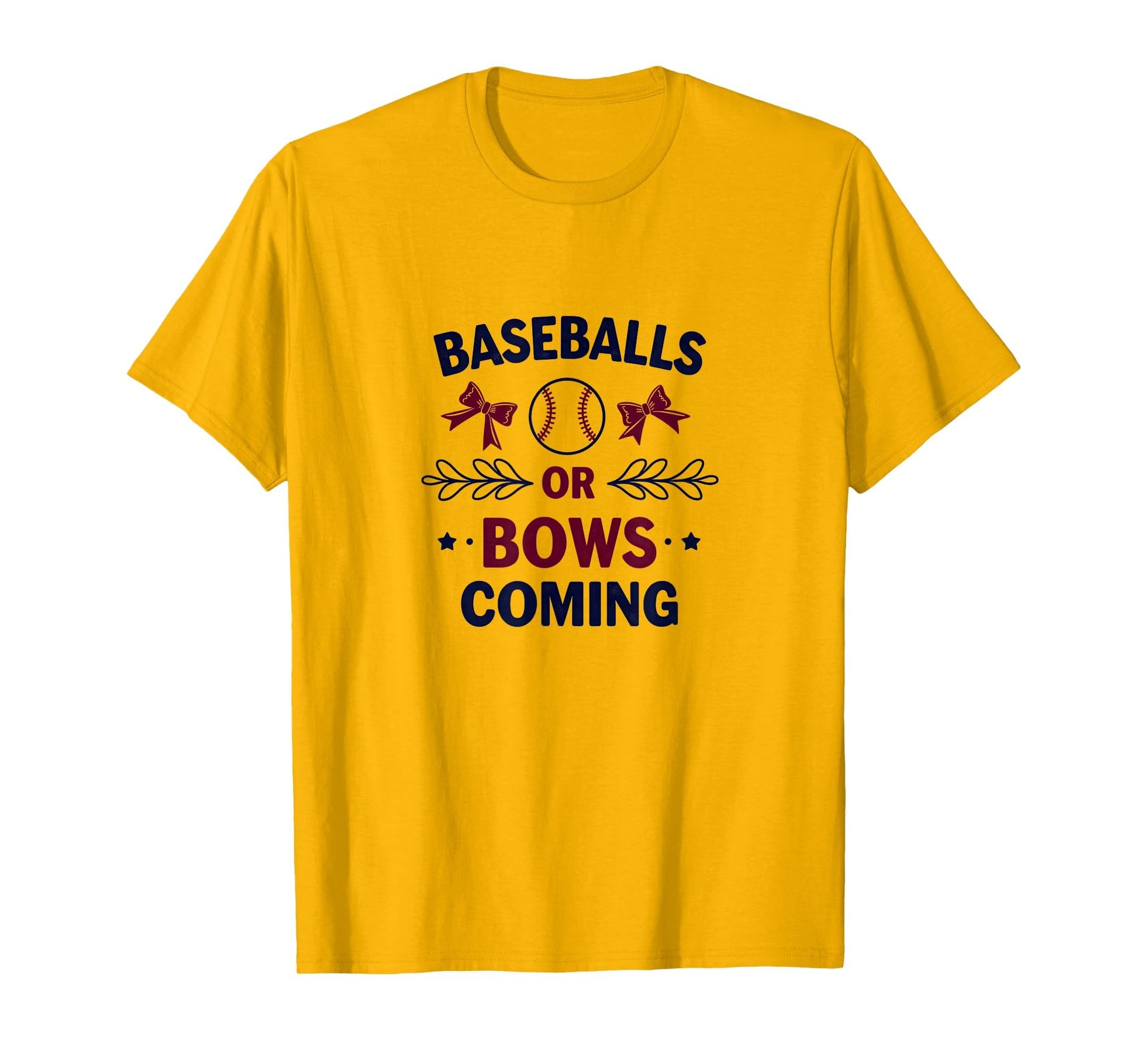 Baseballs Or Bows Gender Reveal T-Shirt - Streetwear Style Men Women - T-Shirt, Sweatshirt, Hoodie