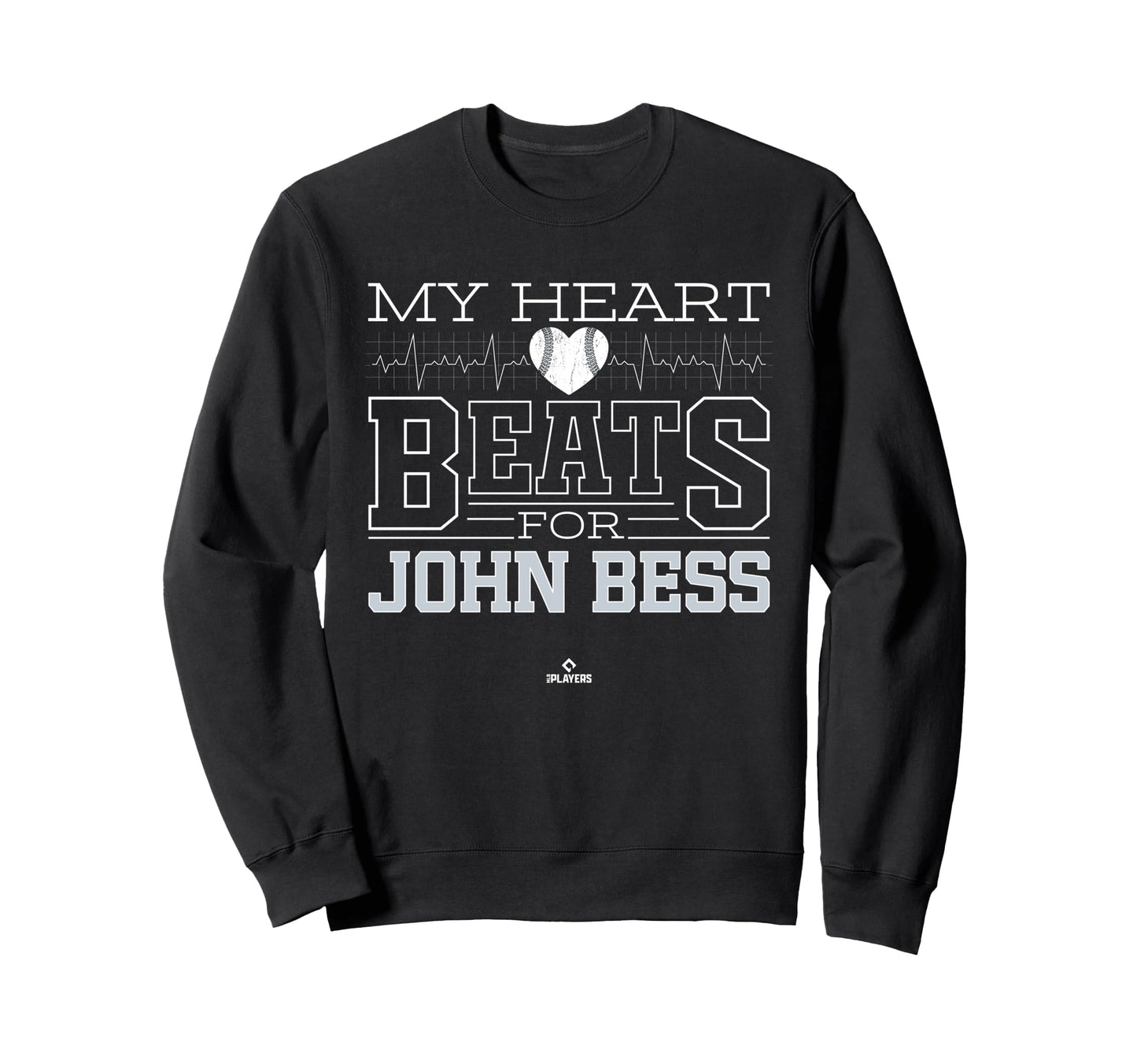 My Heart Beats John Bess Prospect Sweatshirt - Unique Graphic Unisex - T-Shirt, Sweatshirt, Hoodie