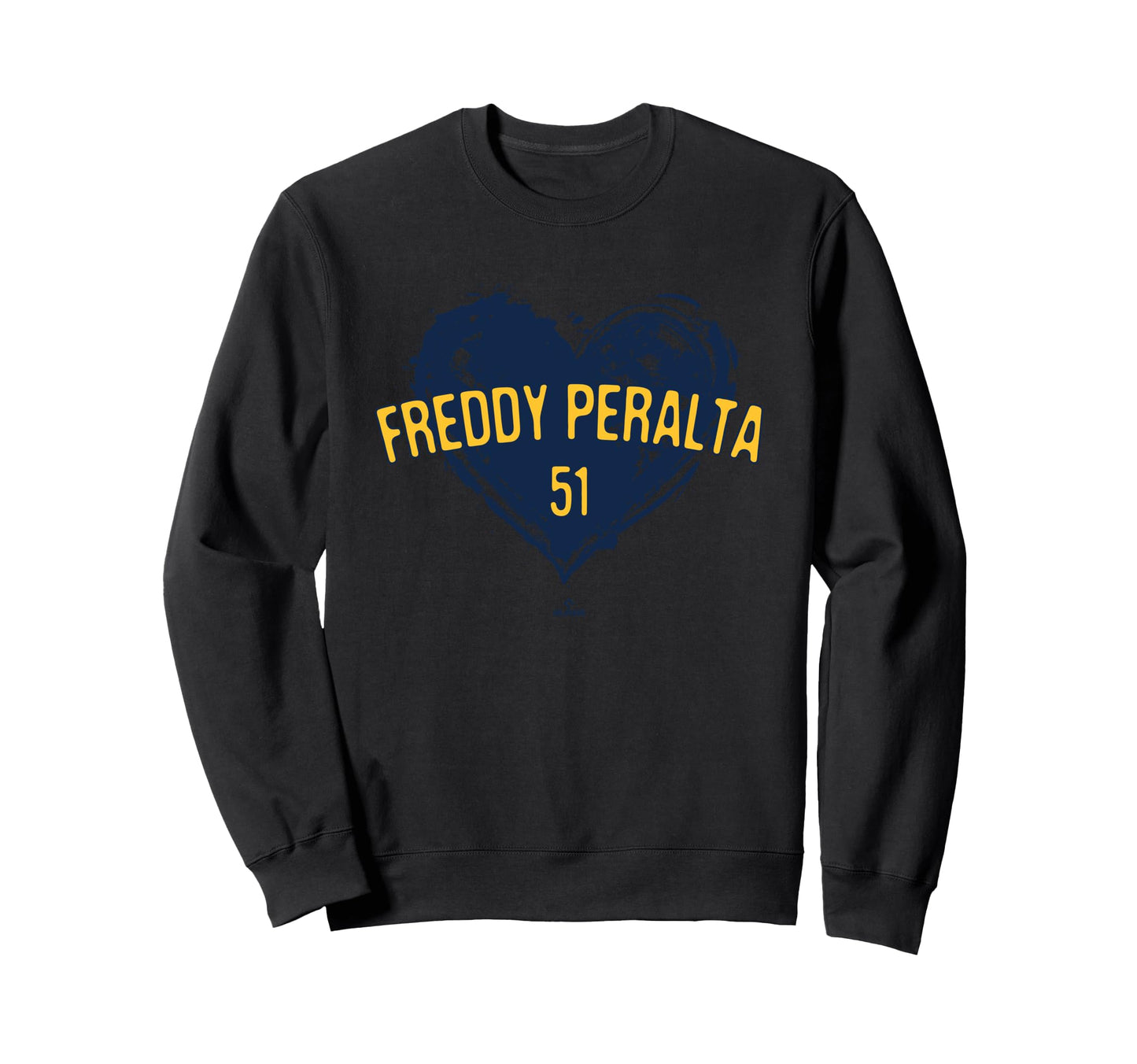 Distressed Heart Freddy Peralta Sweatshirt - Streetwear Style Men Women - T-Shirt, Sweatshirt, Hoodie