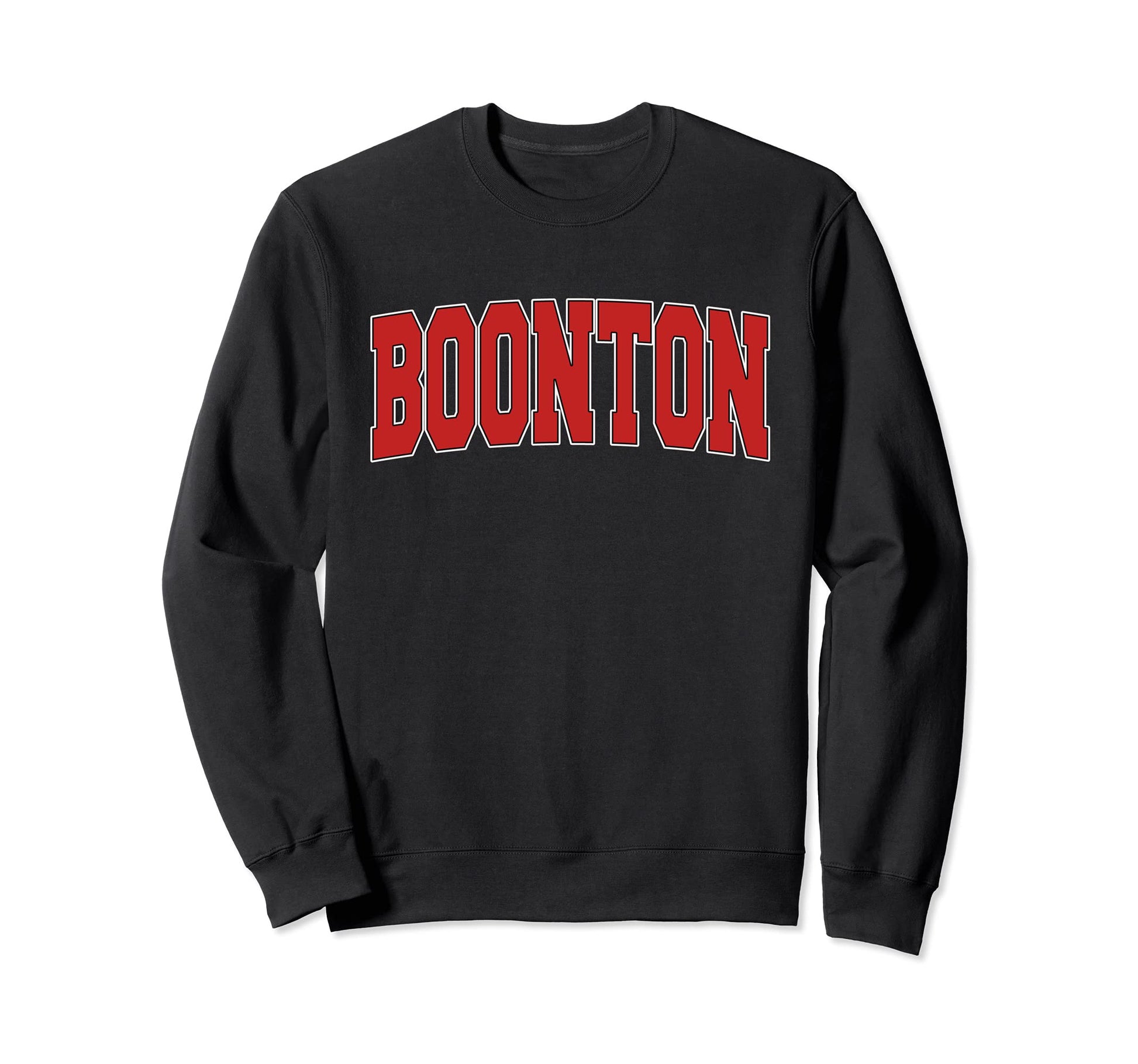 Boonton Nj New Jersey Varsity Usa Sweatshirt - Minimalist Print Unisex - T-Shirt, Sweatshirt, Hoodie