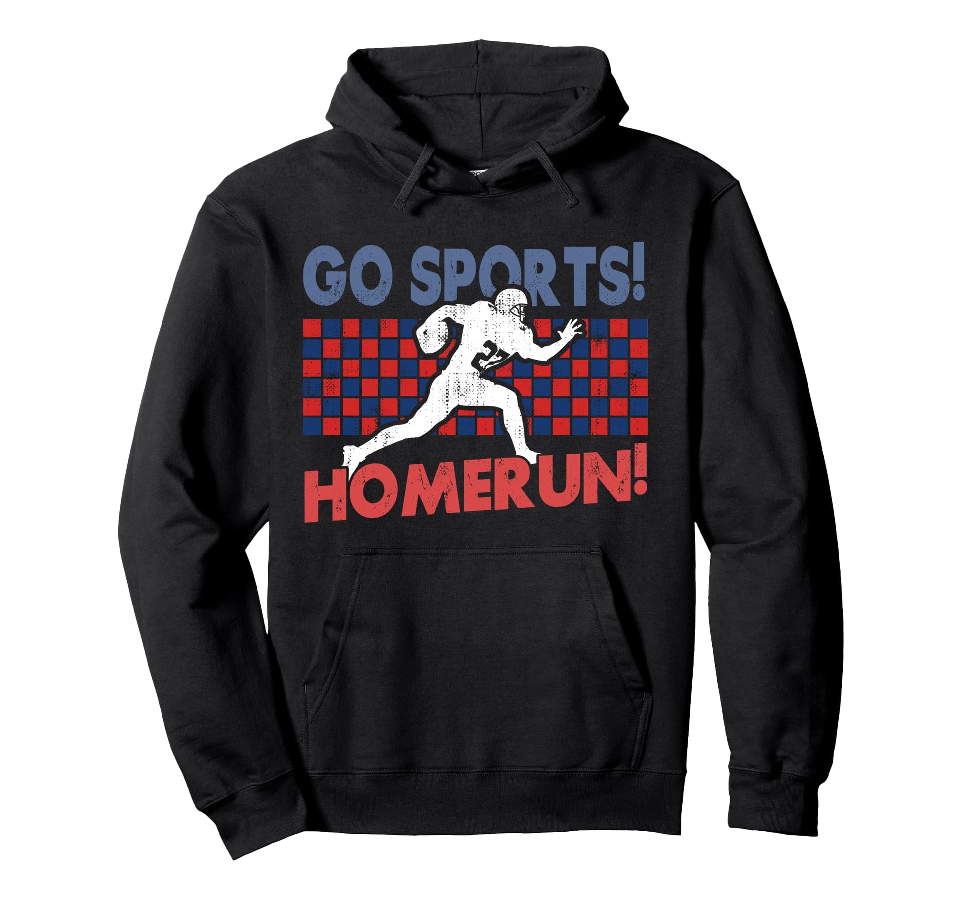 Homerun Football Player Hoodie - Streetwear Style for Adults - T-Shirt, Sweatshirt, Hoodie