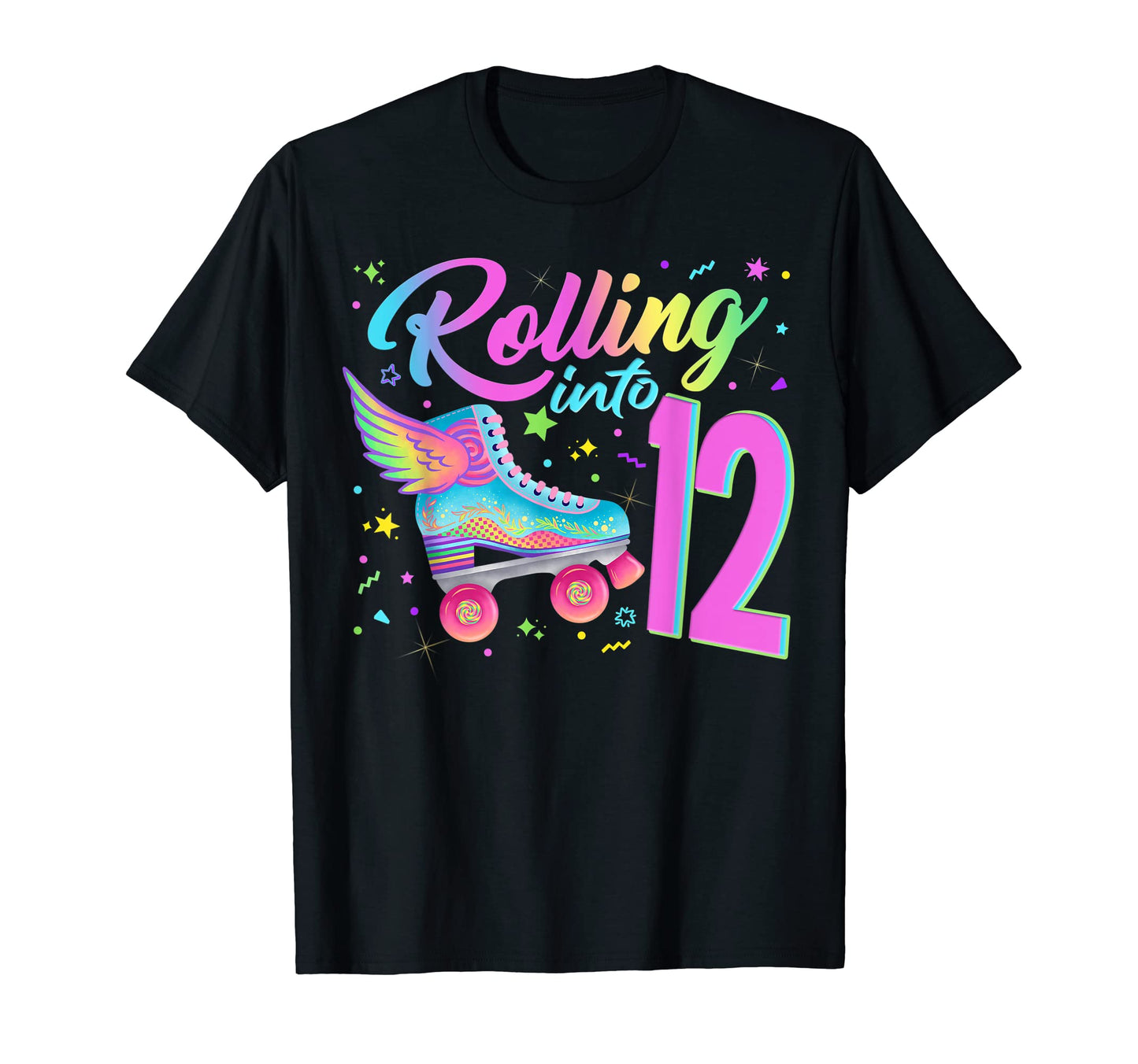 Roller Skates Brithday 90S Outfit T-Shirt - Streetwear Style for Adults - T-Shirt, Sweatshirt, Hoodie