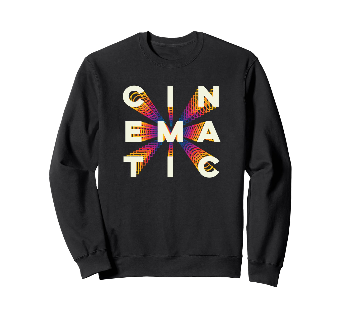 Cinematic Film Font Epic Title Sweatshirt - Casual Everyday Wear Unisex - T-Shirt, Sweatshirt, Hoodie