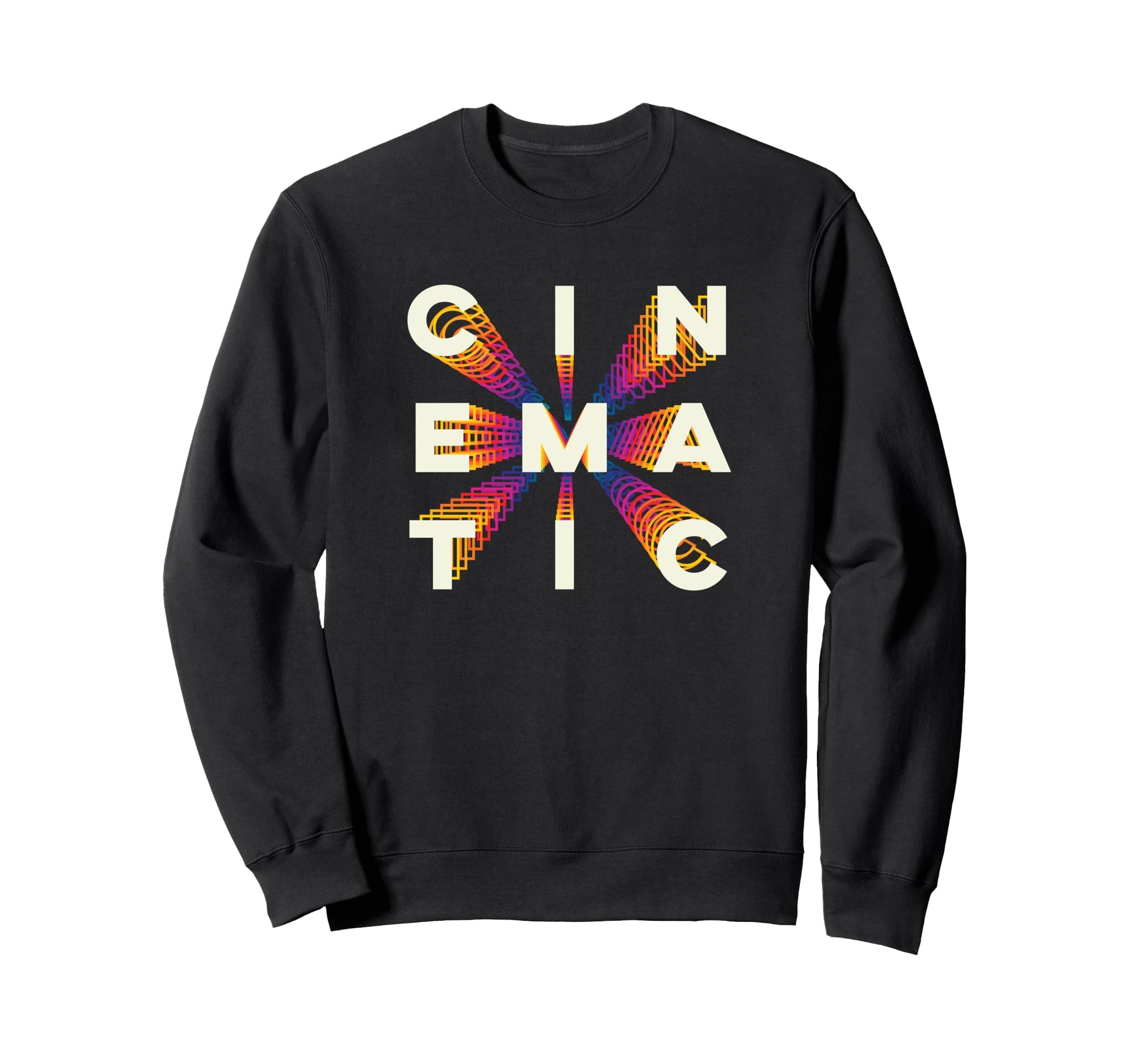 Cinematic Film Font Epic Title Sweatshirt - Casual Everyday Wear Unisex - T-Shirt, Sweatshirt, Hoodie