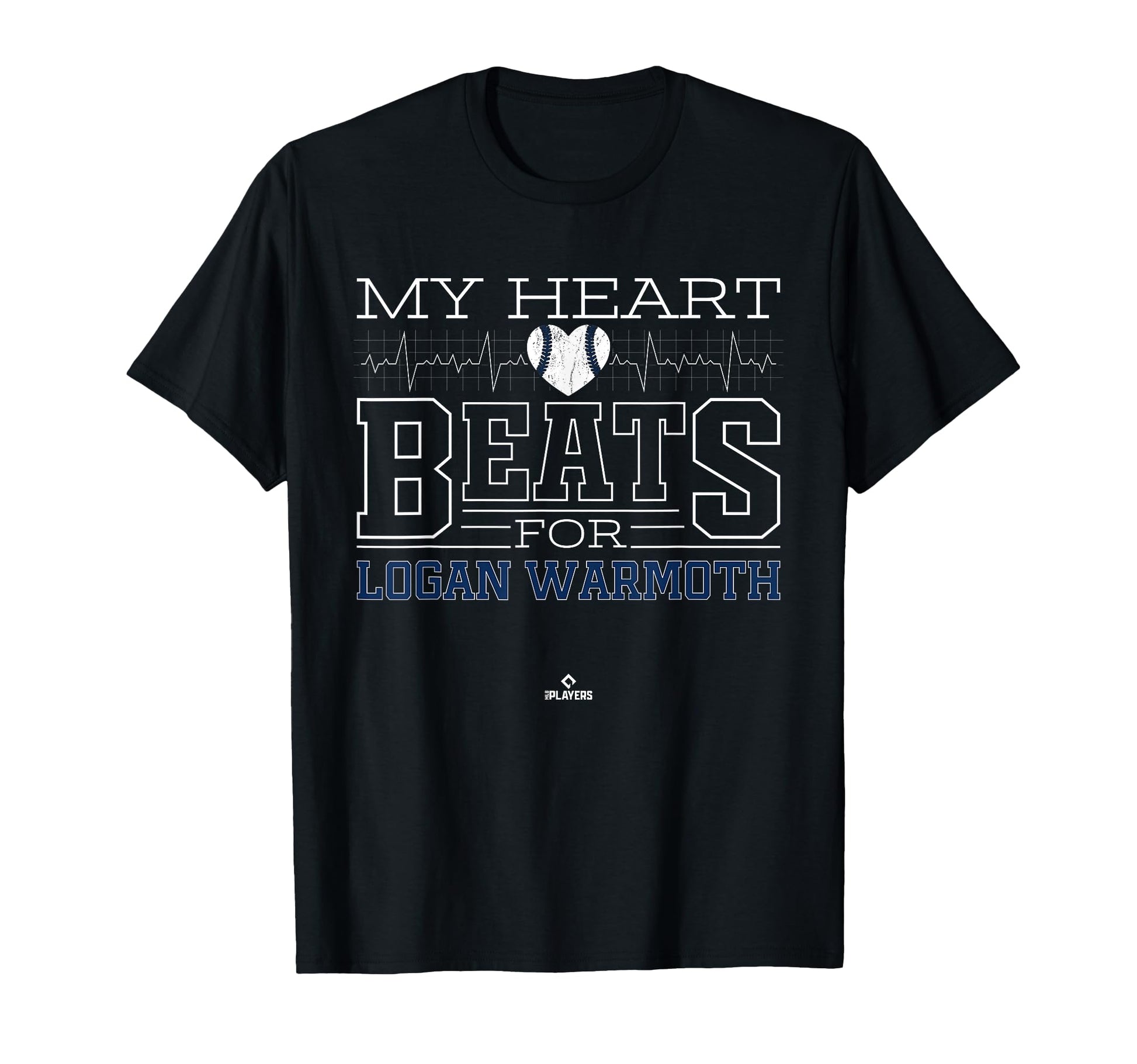 My Heart Beats Logan Warmoth T-Shirt - Fun Novelty Design for Adults - T-Shirt, Sweatshirt, Hoodie