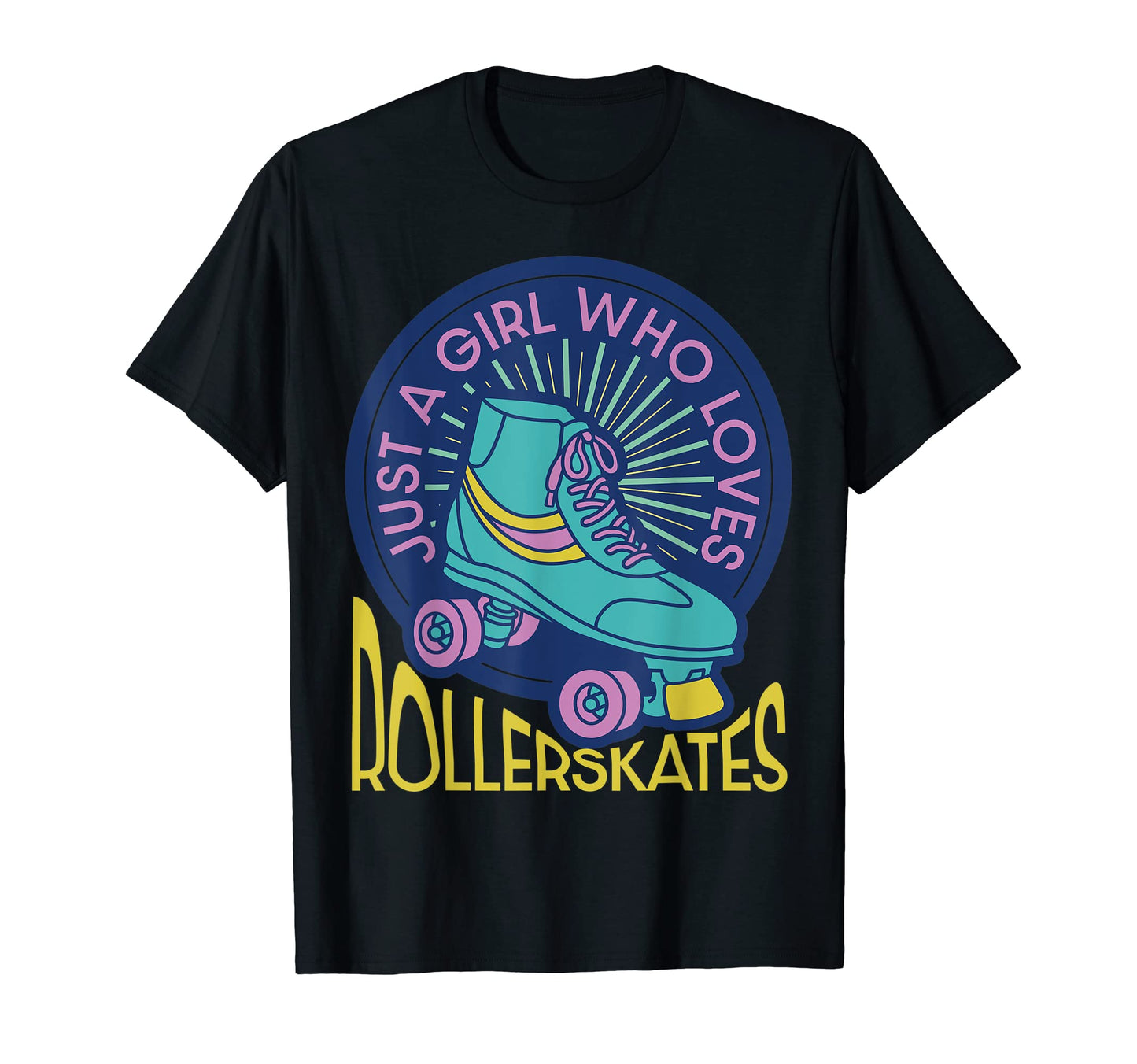 Just Who Loves Rollerskates Quad T-Shirt - Minimalist Print Men Women - T-Shirt, Sweatshirt, Hoodie