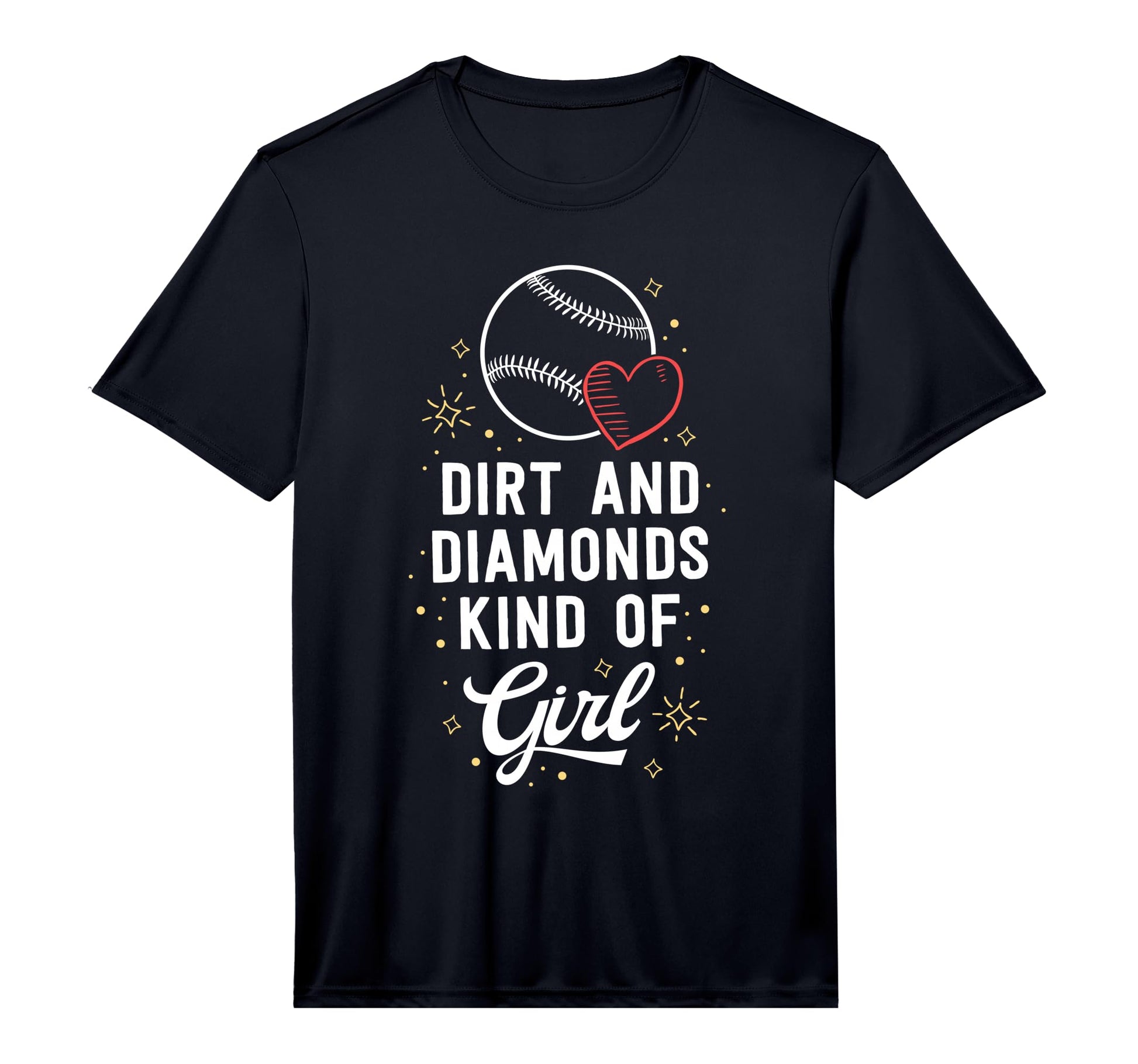 Baseball Dirt And Diamonds Kind T-Shirt - Unique Graphic for Adults - T-Shirt, Sweatshirt, Hoodie