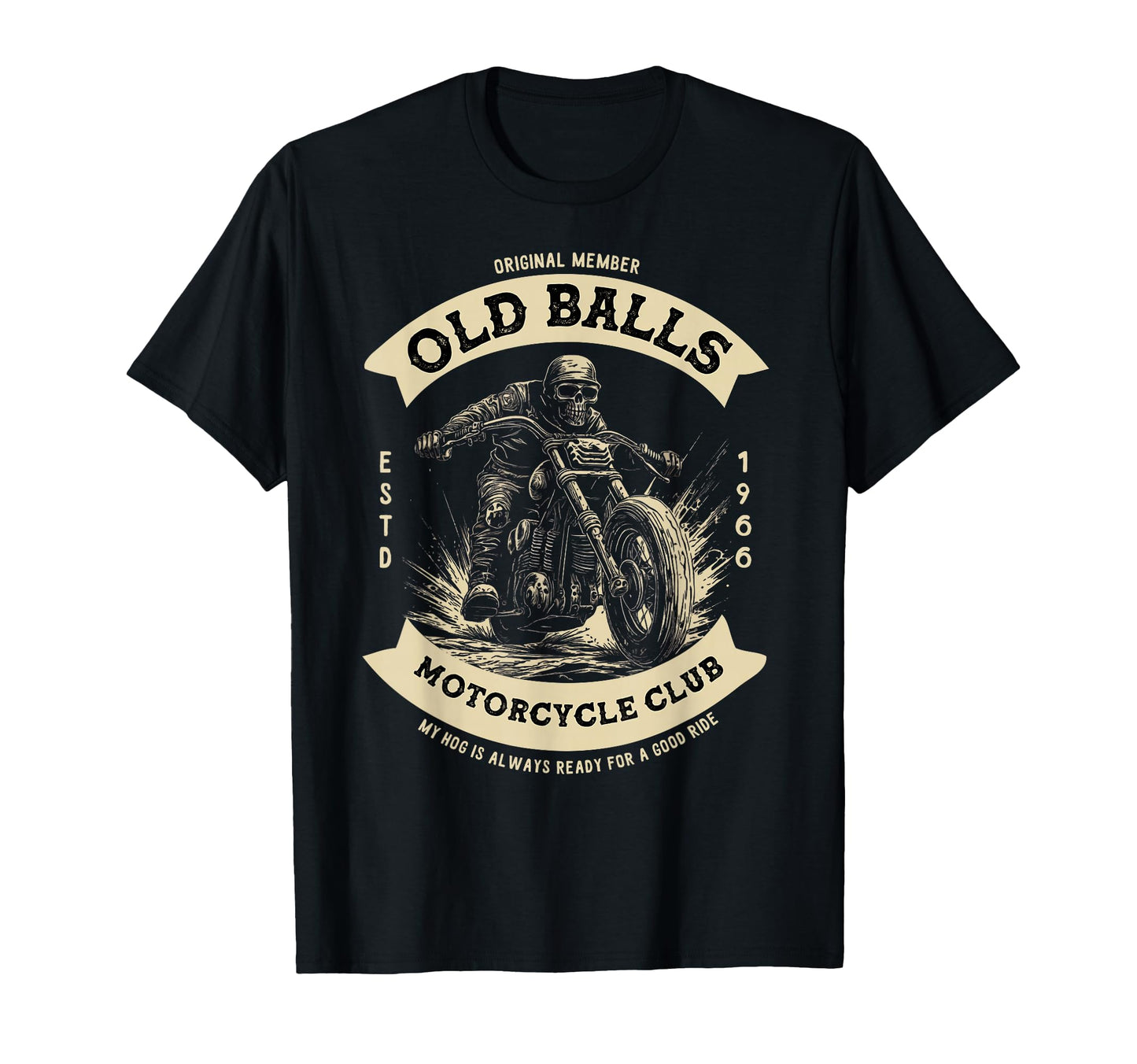 Funny 60Th Birthday Motorcycle T-Shirt - Fun Novelty Design Men Women - T-Shirt, Sweatshirt, Hoodie
