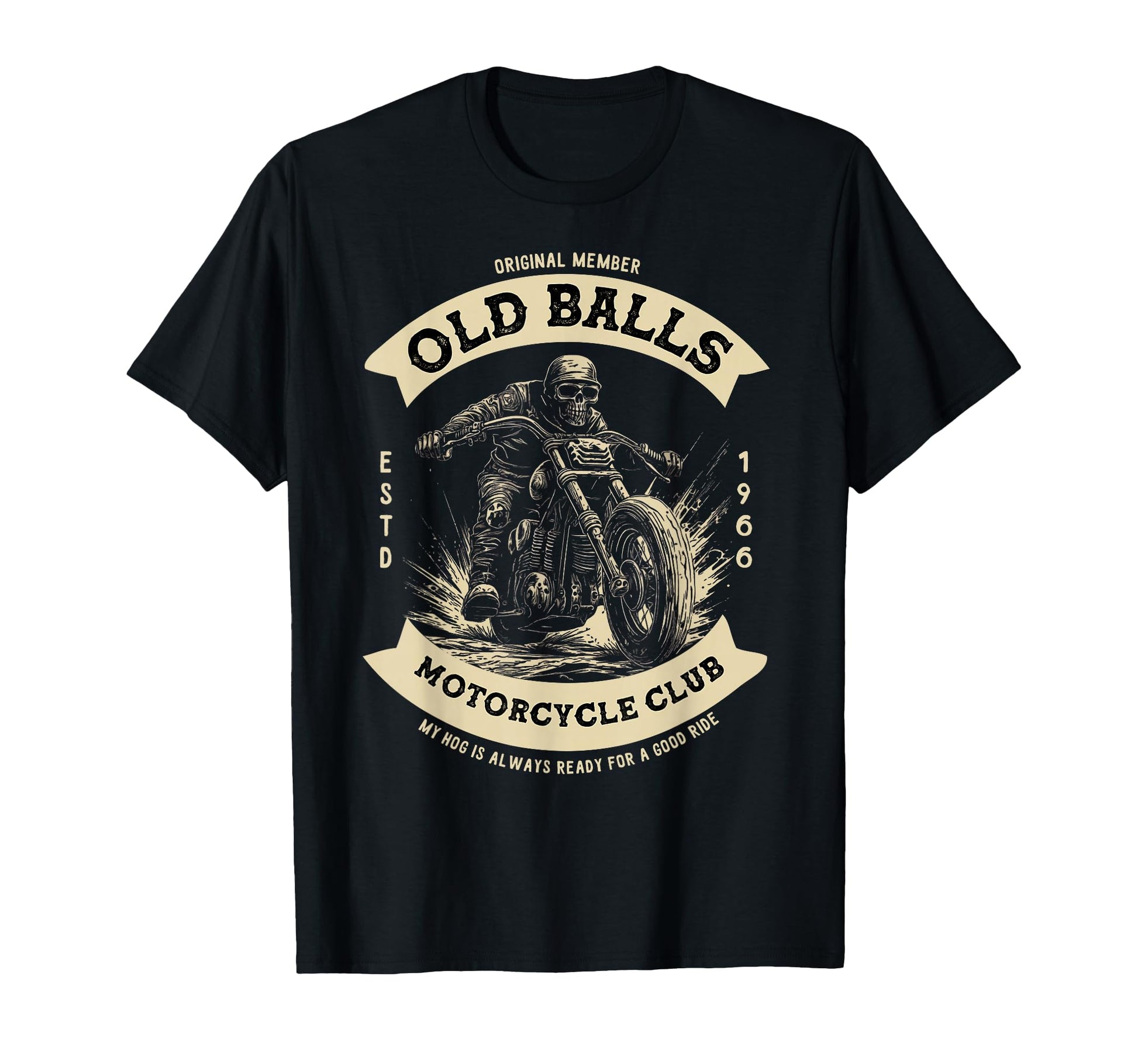 Funny 60Th Birthday Motorcycle T-Shirt - Fun Novelty Design Men Women - T-Shirt, Sweatshirt, Hoodie