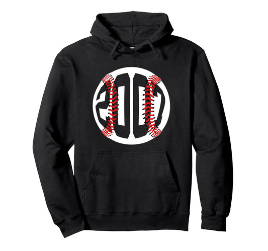 2007 Baseball 19Th Birthday Hoodie - Custom Art Print Men Women - T-Shirt, Sweatshirt, Hoodie