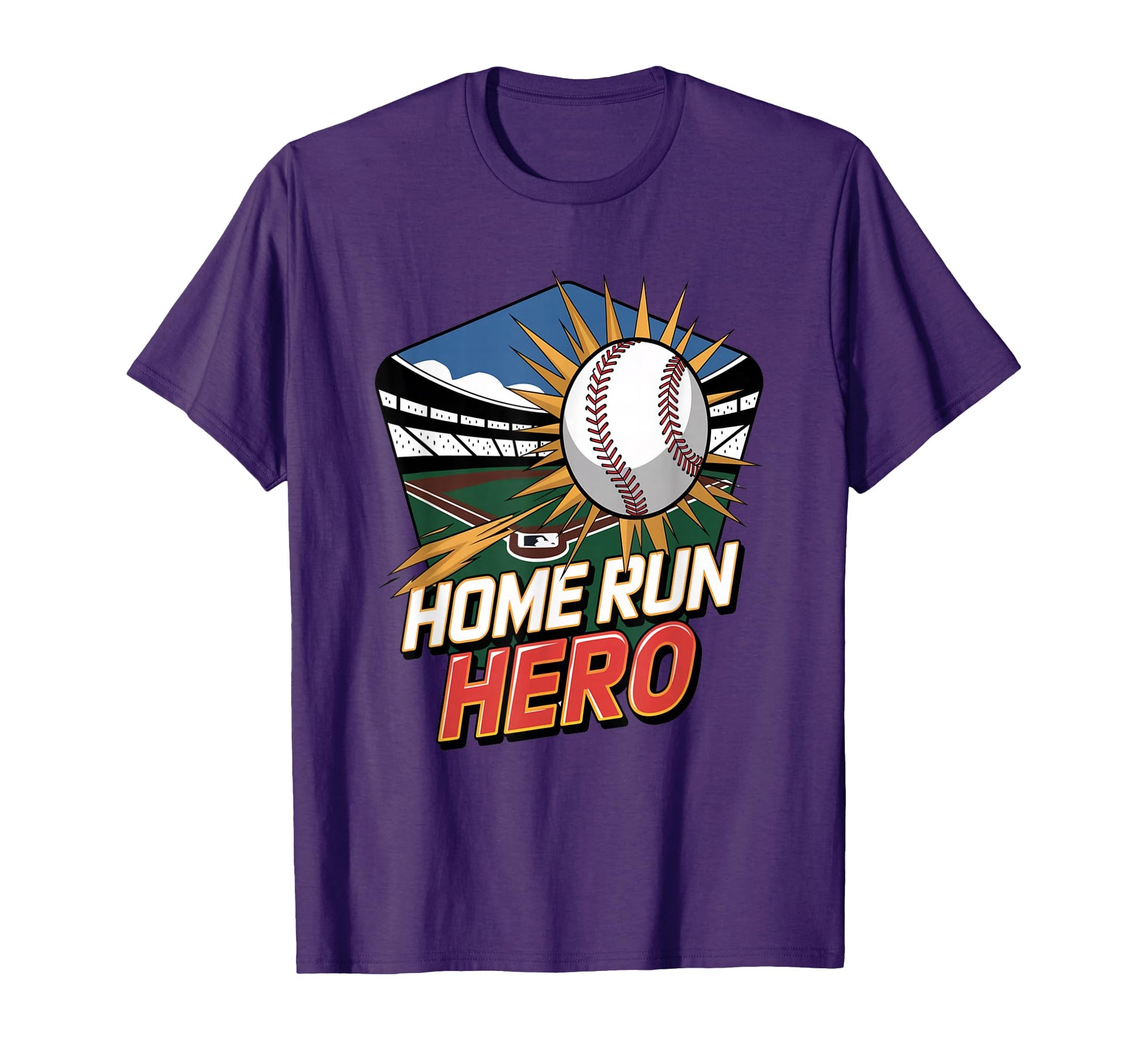 Home Run Hero Baseball Champions And T-Shirt - Novelty Apparel Men Women - T-Shirt, Sweatshirt, Hoodie